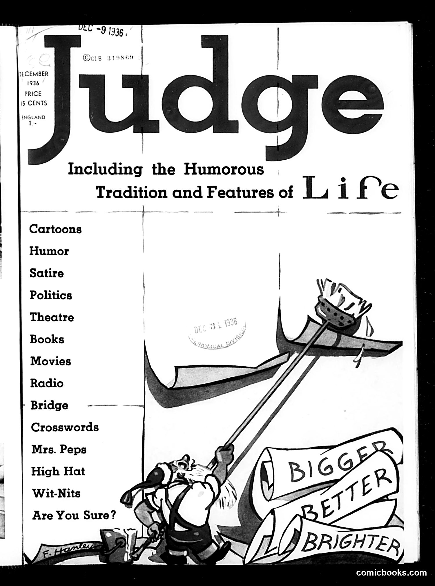 Judge — December 1936