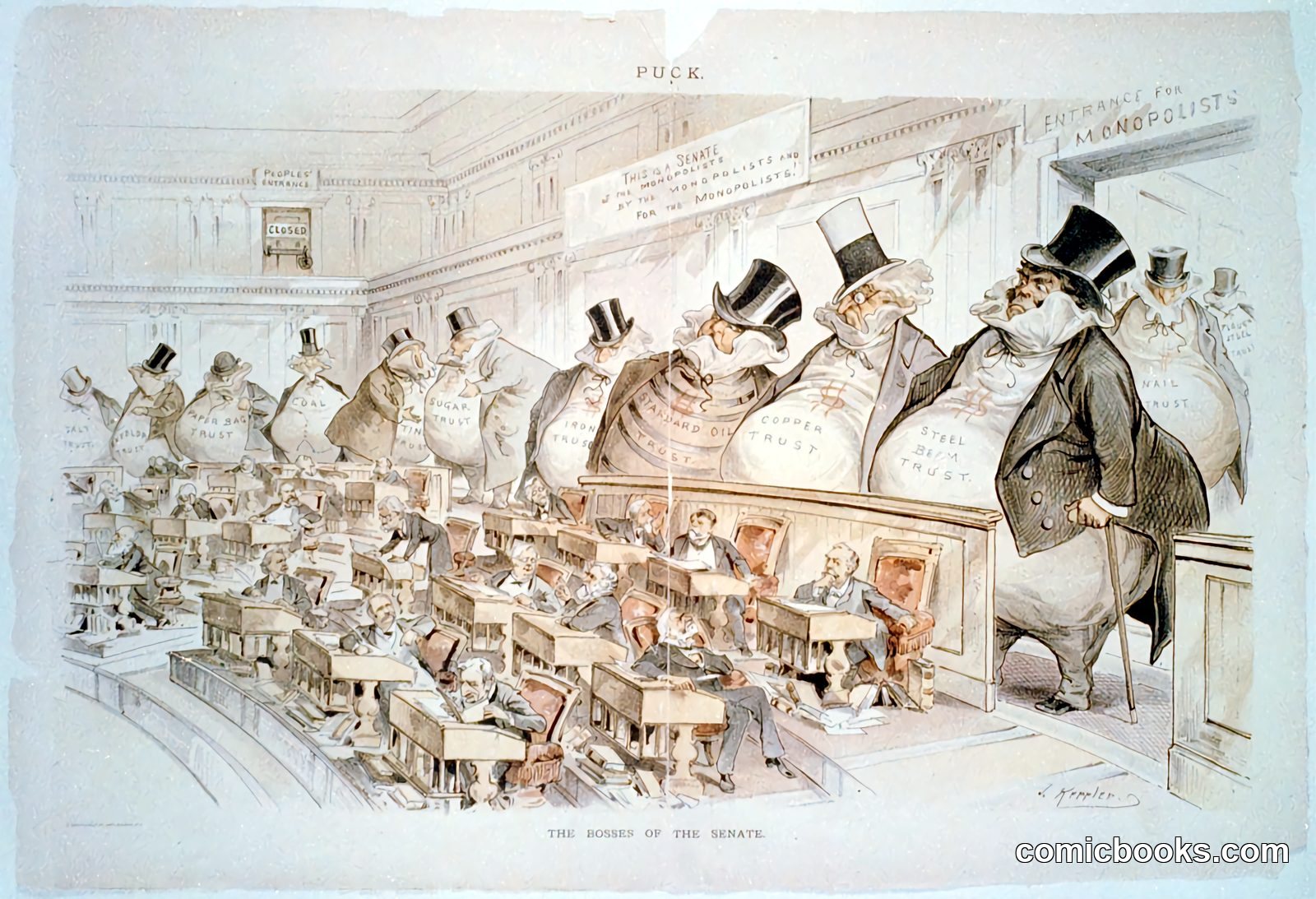The Bosses of the Senate by Joseph Keppler
