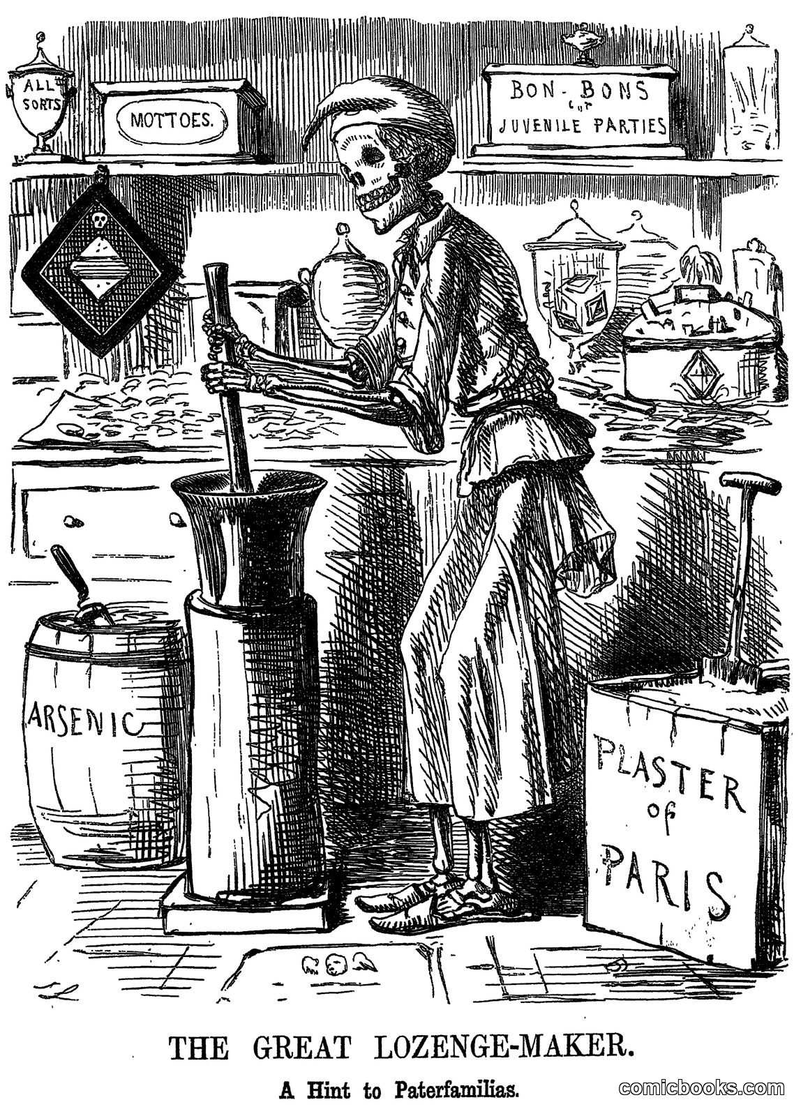 *The Great Lozenge-Maker* by John Leech