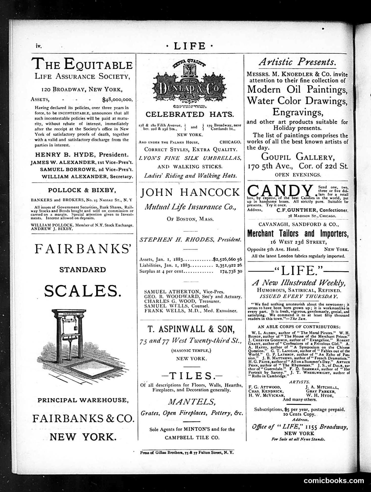 Life — March 8, 1883 — page 16 of 16