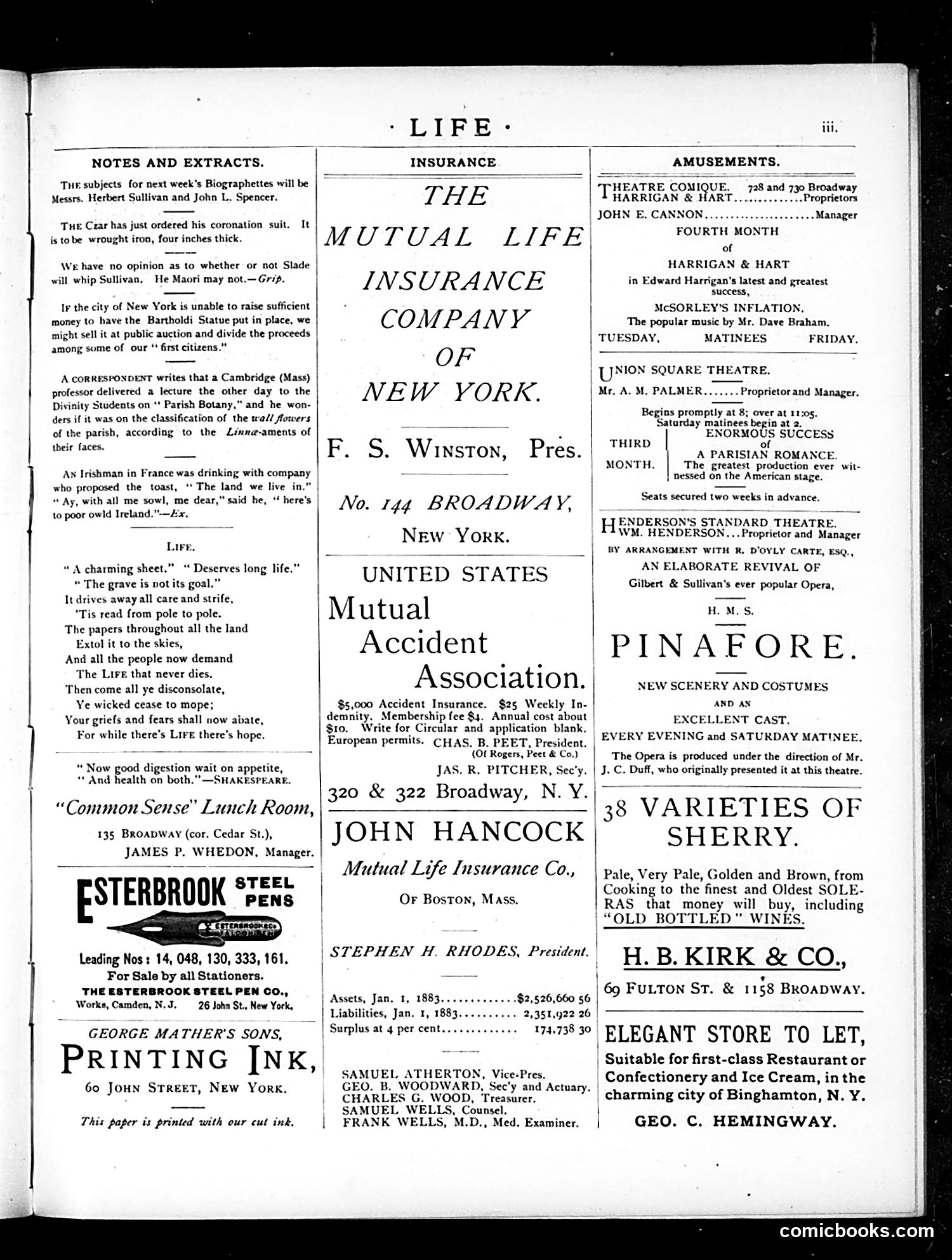 Life — March 22, 1883 — page 15 of 16