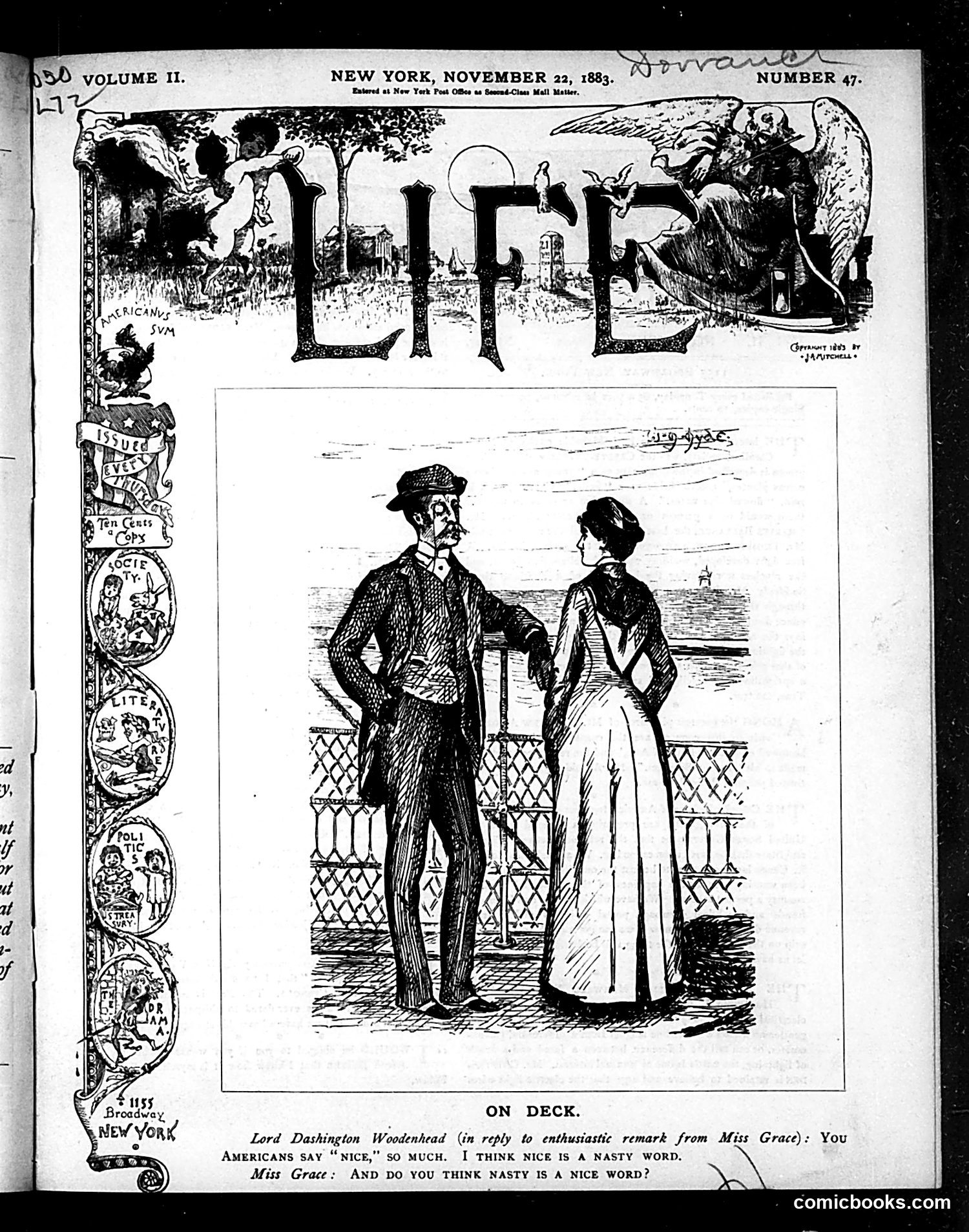 Life — November 22, 1883
