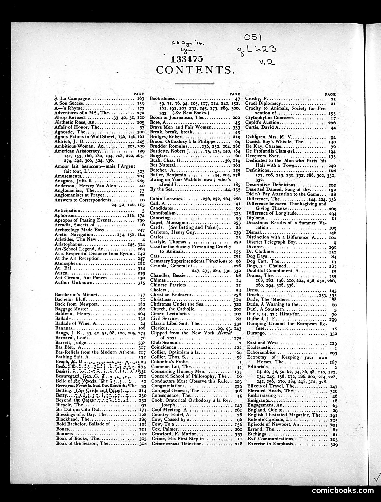 Life — 1883