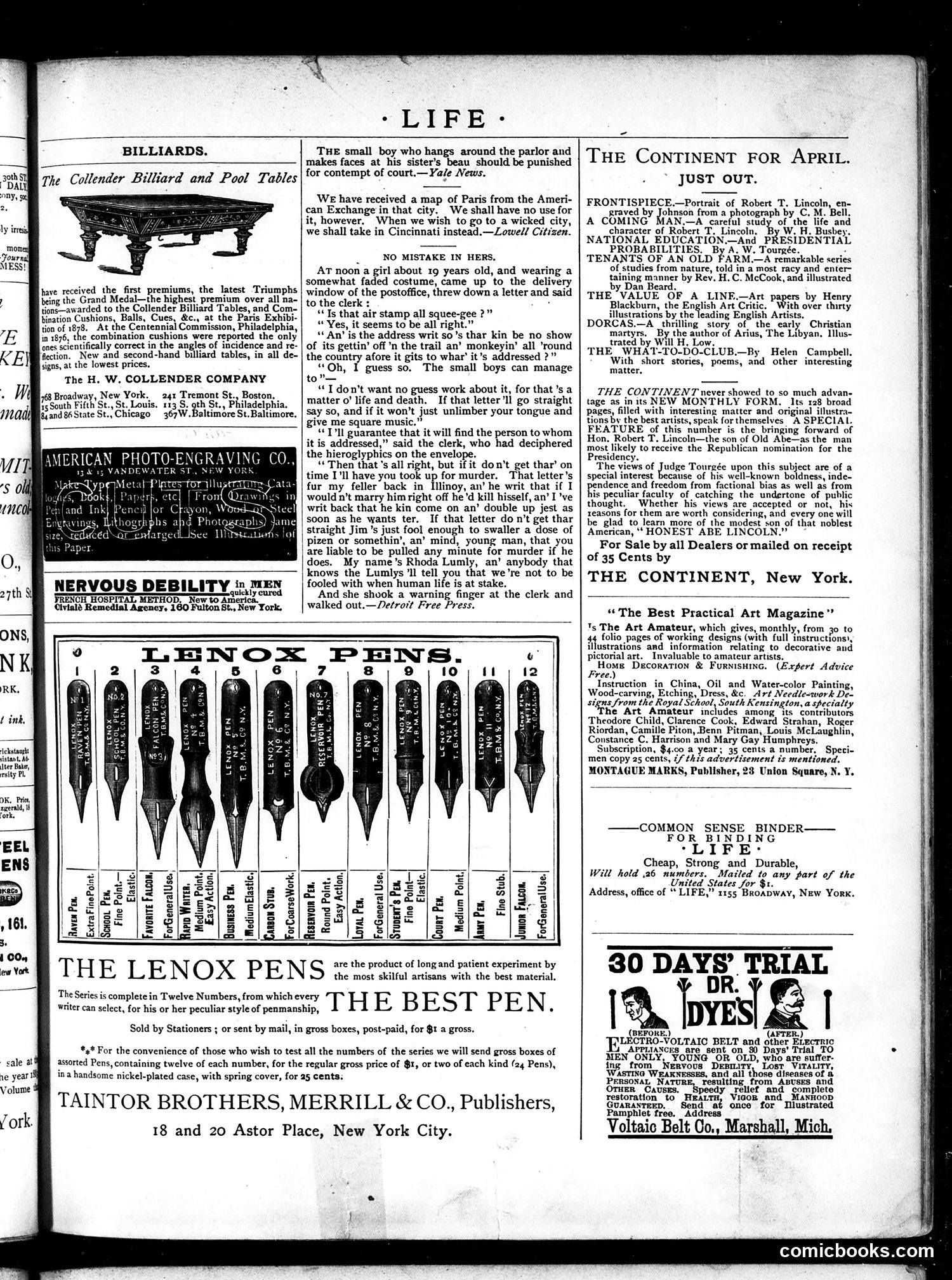 Life — April 10, 1884 — page 15 of 16