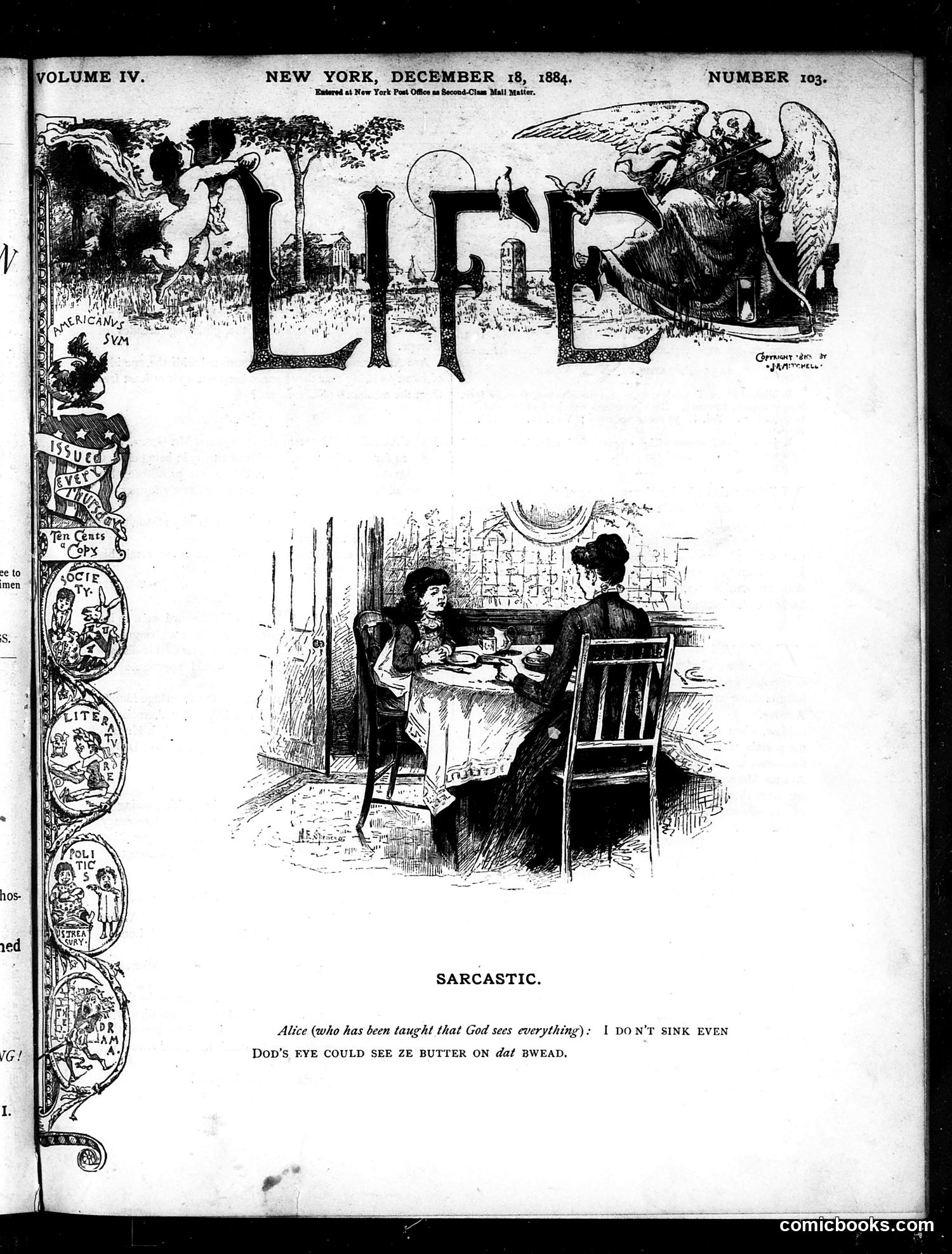Life — December 18, 1884