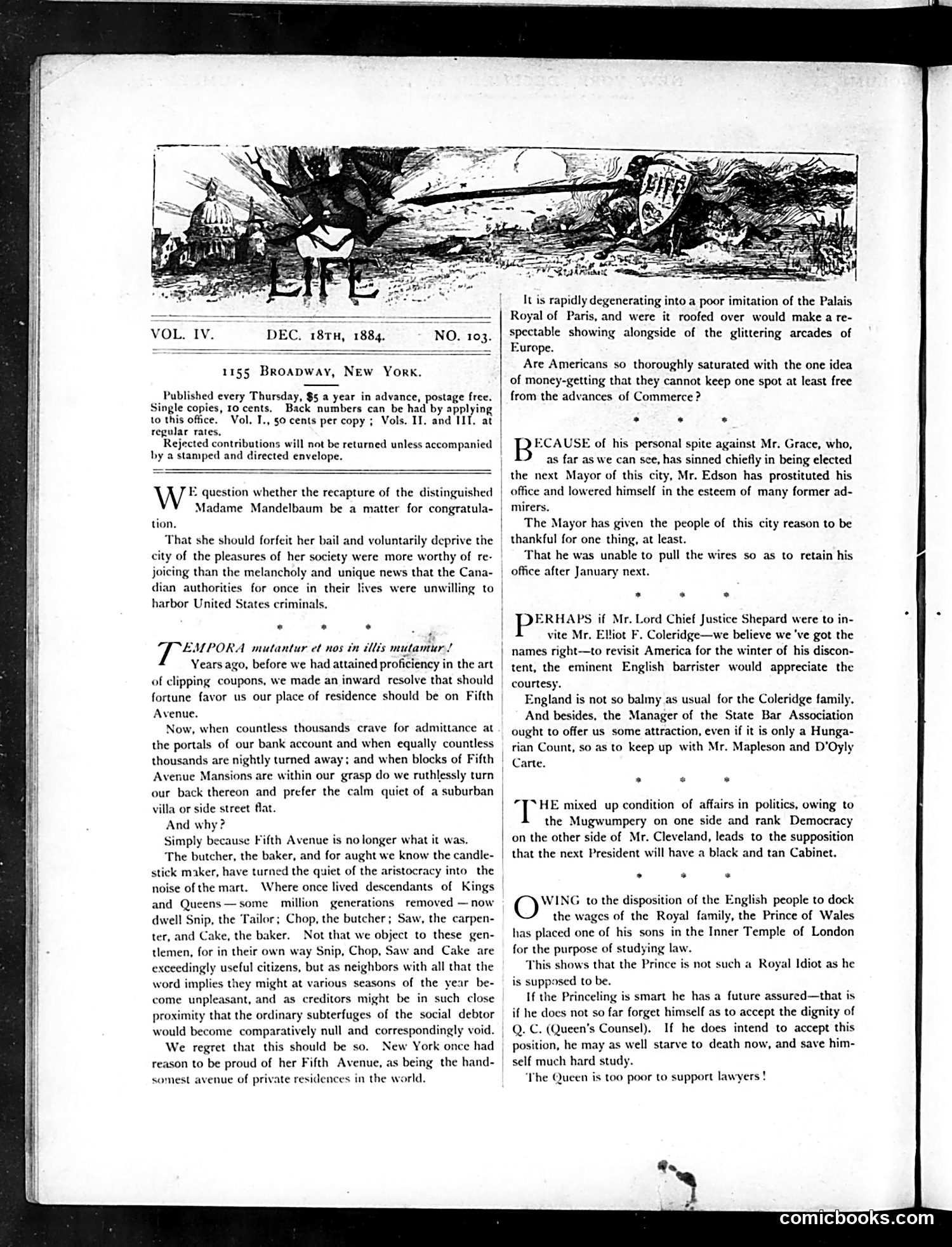 Life — December 18, 1884 — page 2 of 16