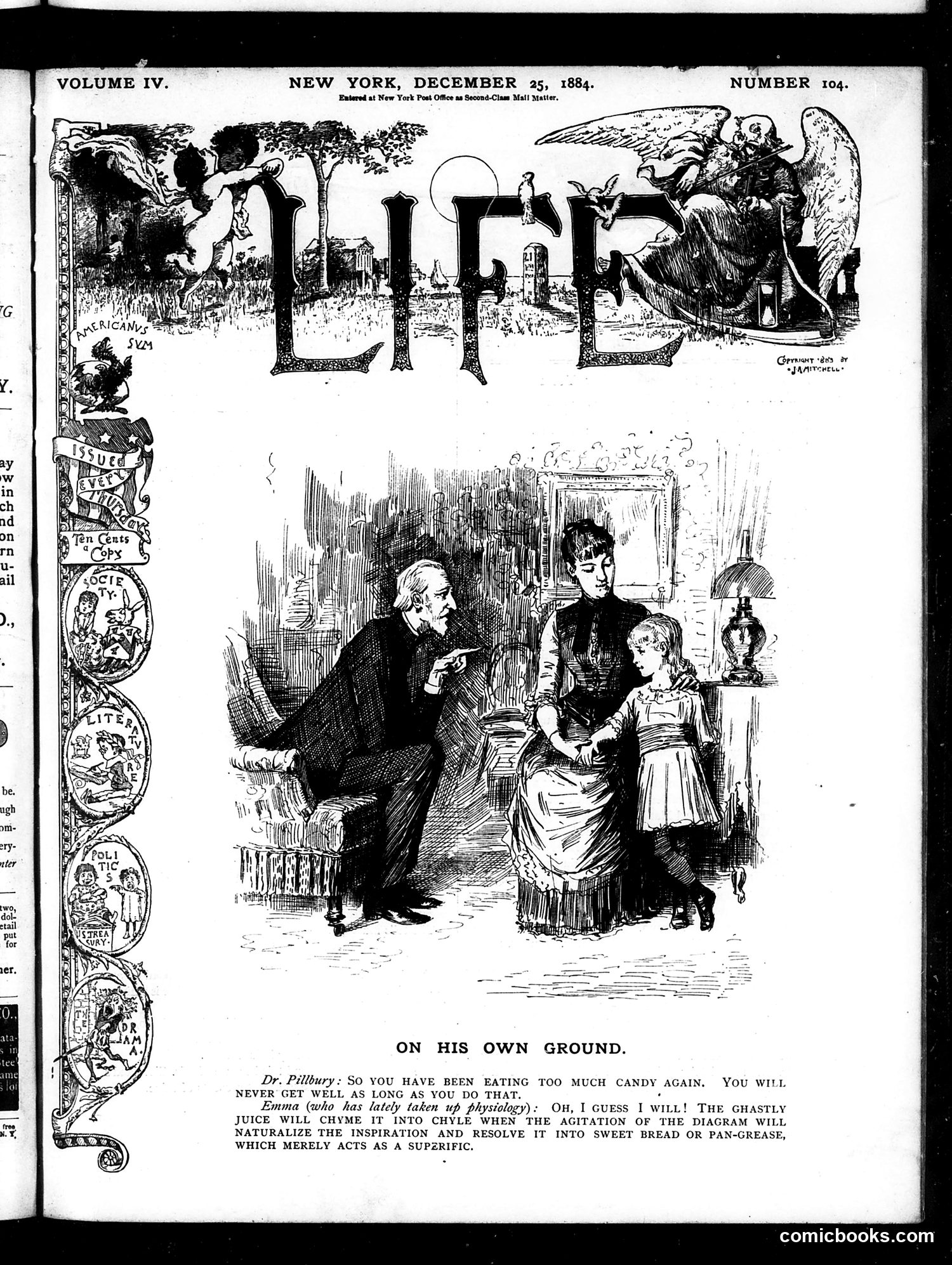 Life — December 25, 1884