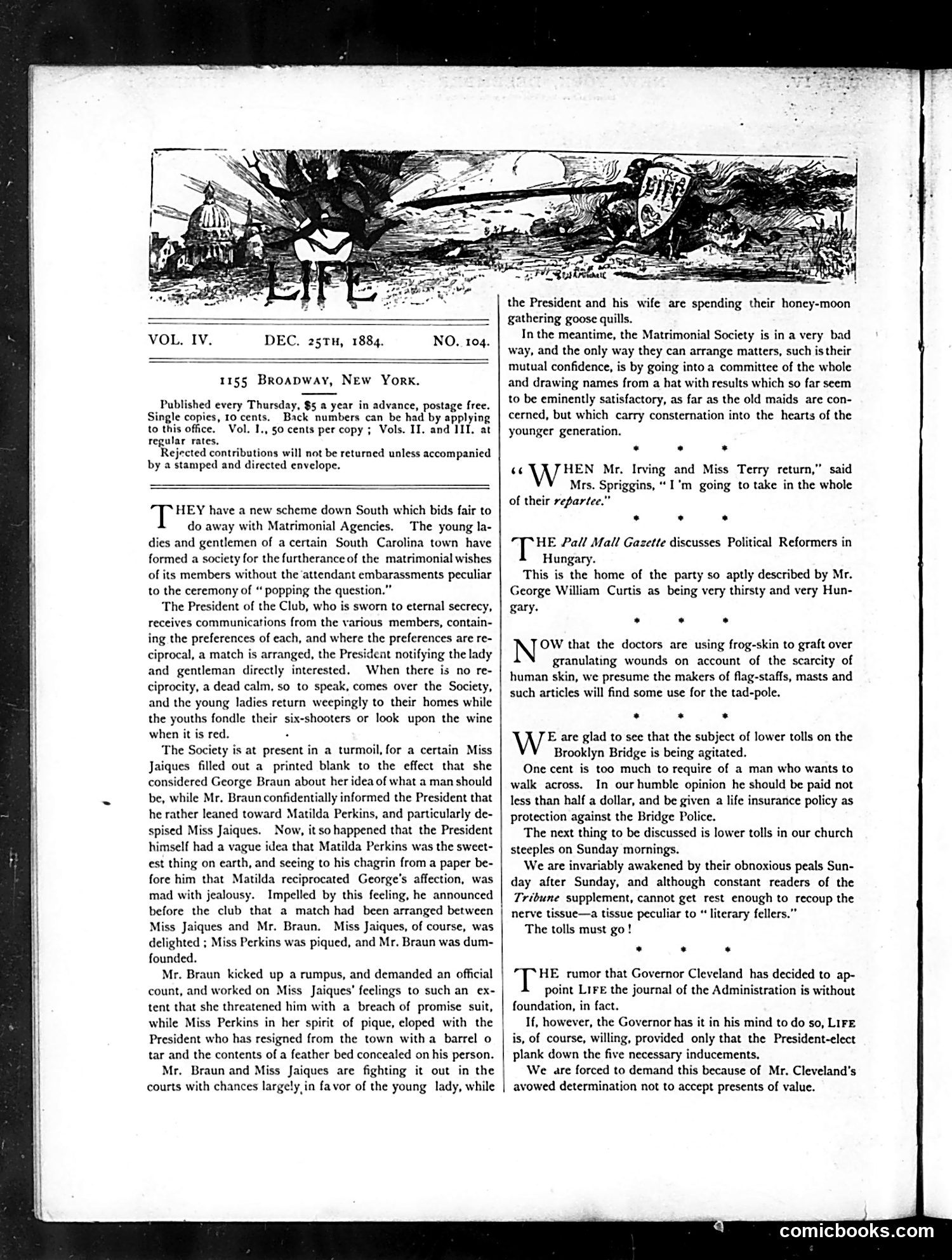 Life — December 25, 1884 — page 2 of 17