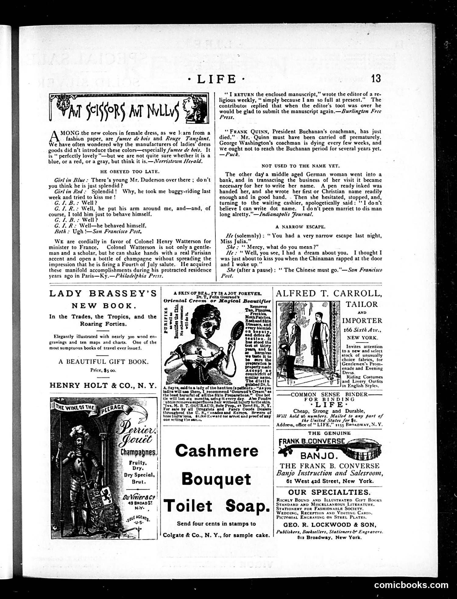 Life — January 1, 1885 — page 13 of 16