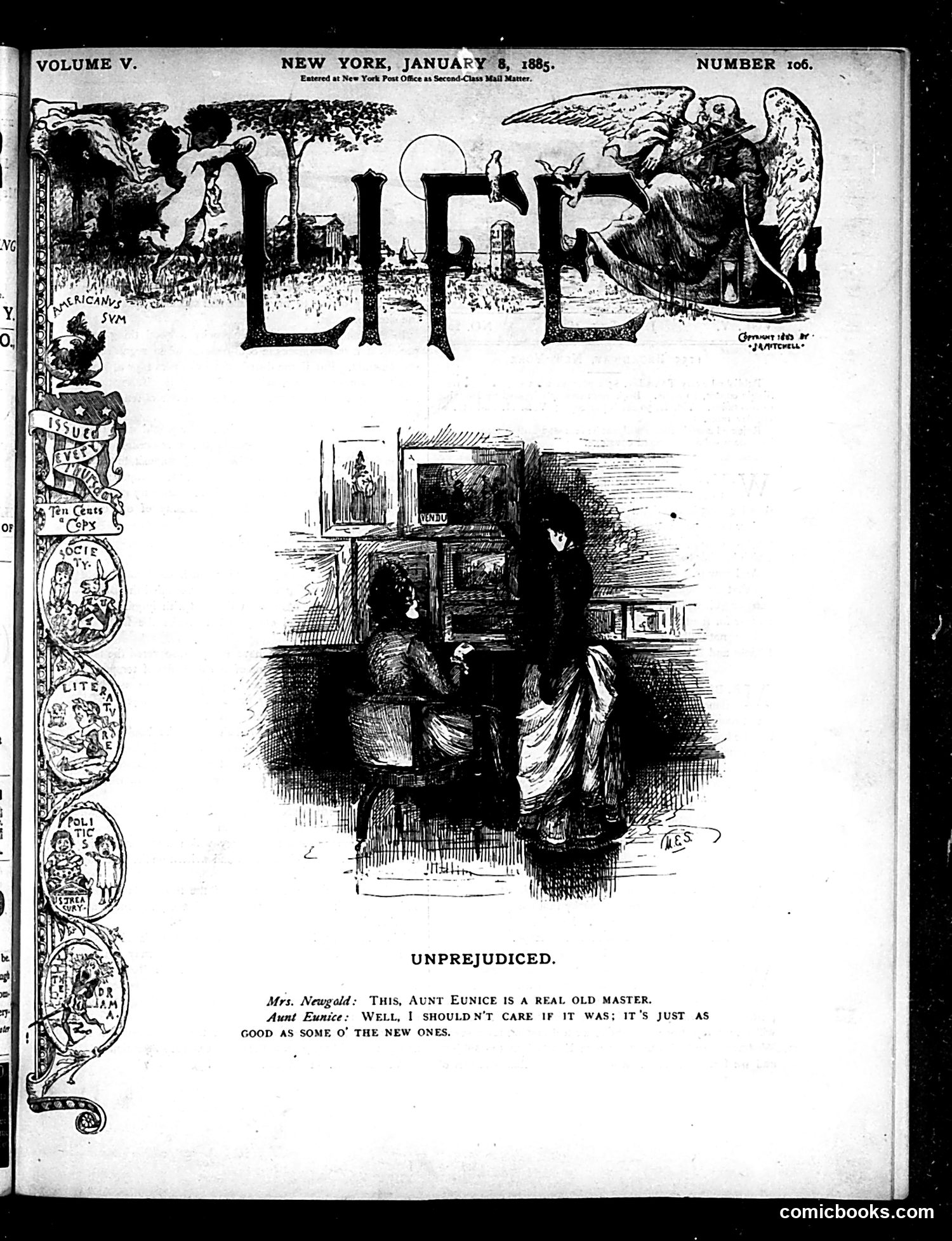 Life — January 8, 1885
