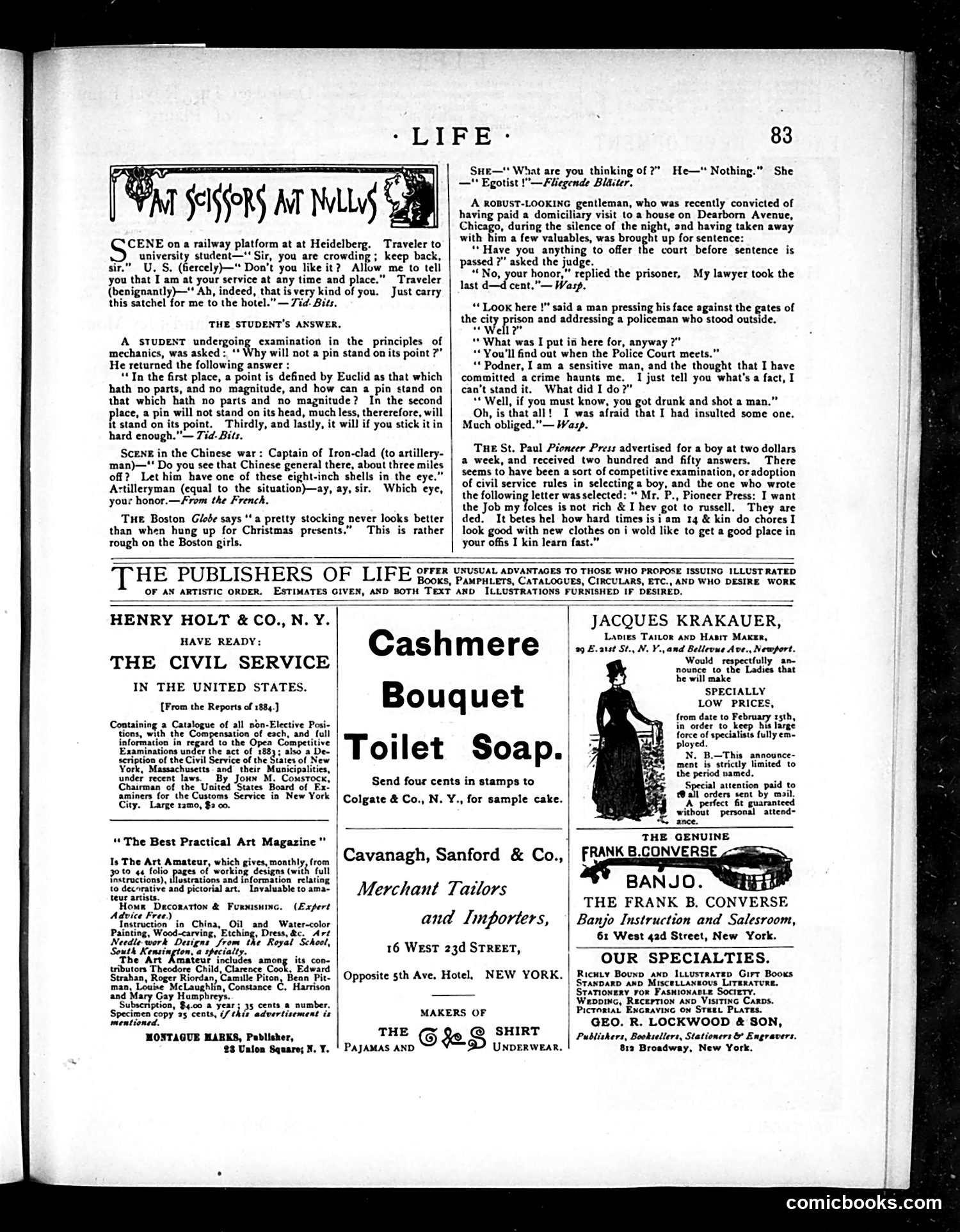 Life — February 5, 1885 — page 13 of 16