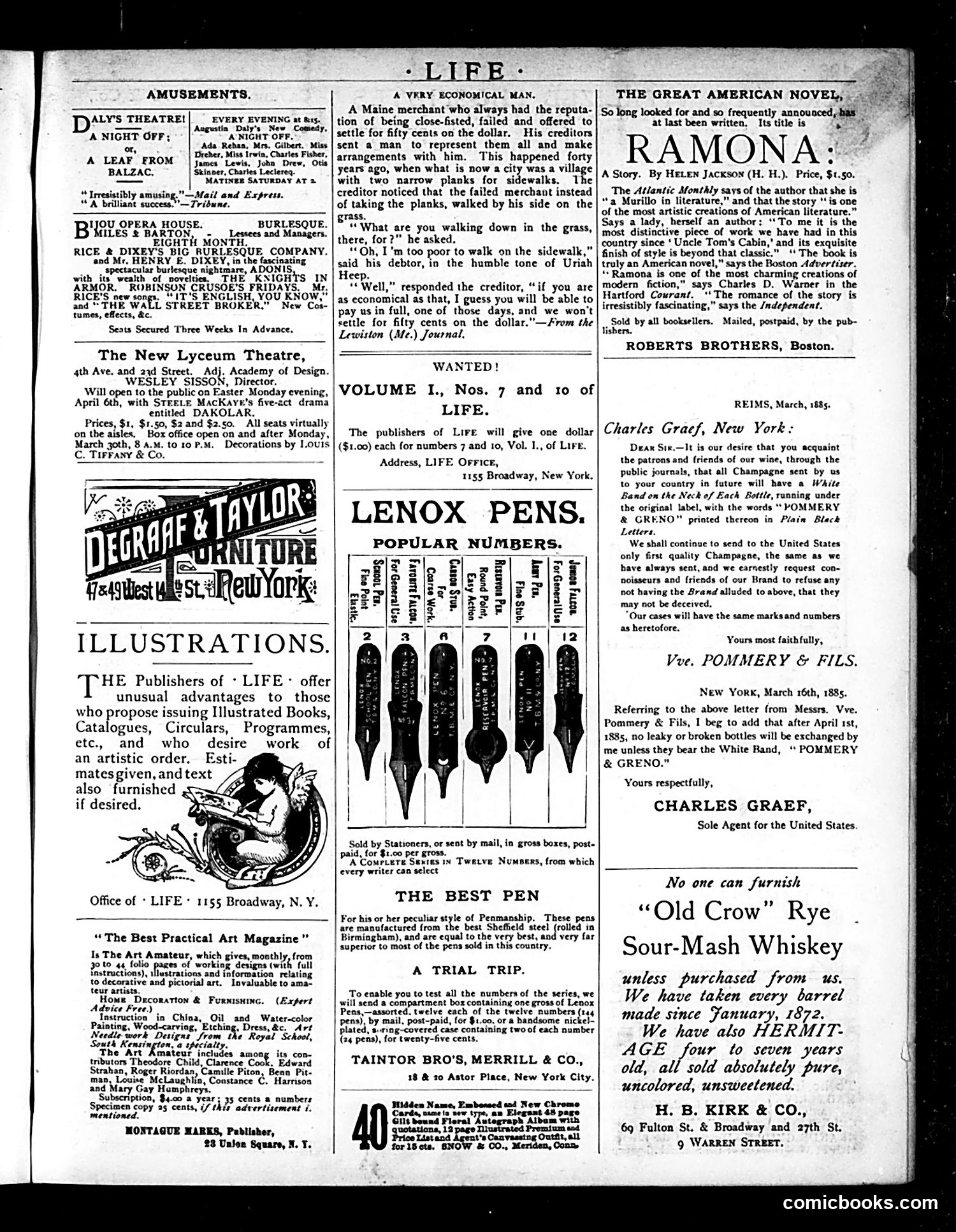Life — April 2, 1885 — page 15 of 16