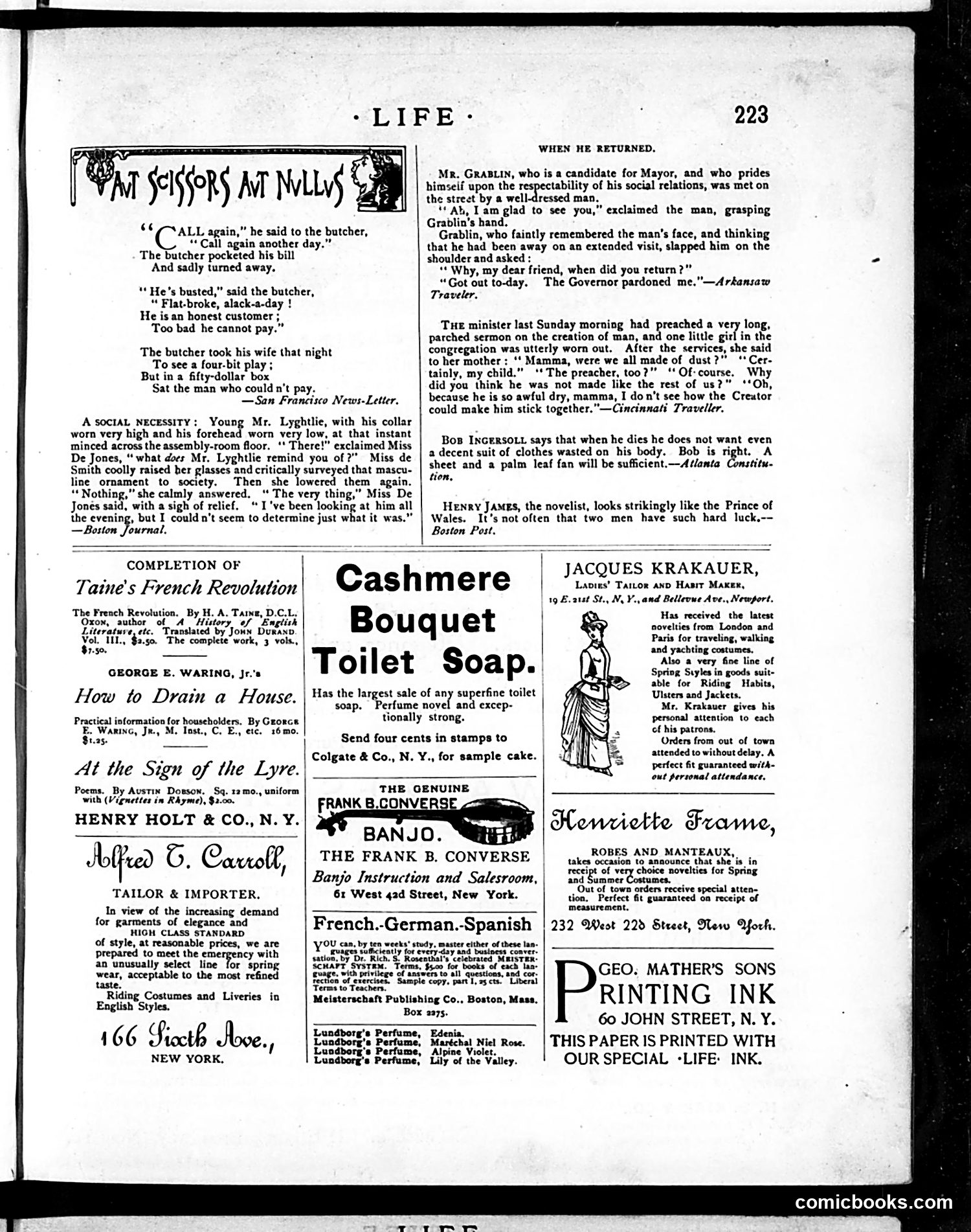 Life — April 16, 1885 — page 13 of 16