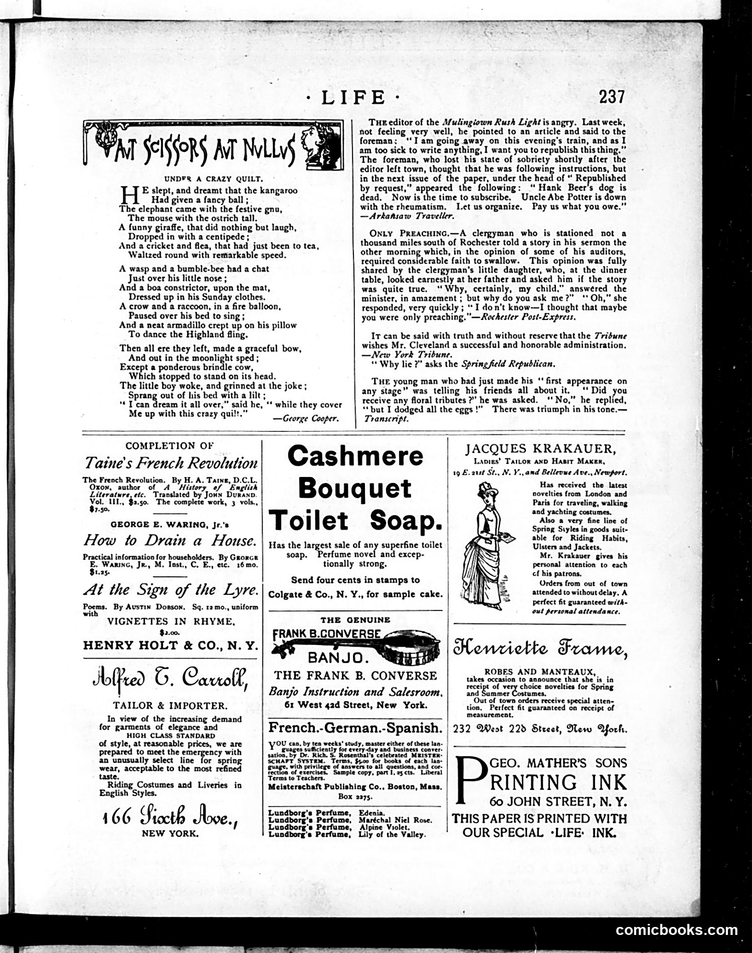 Life — April 23, 1885 — page 13 of 16