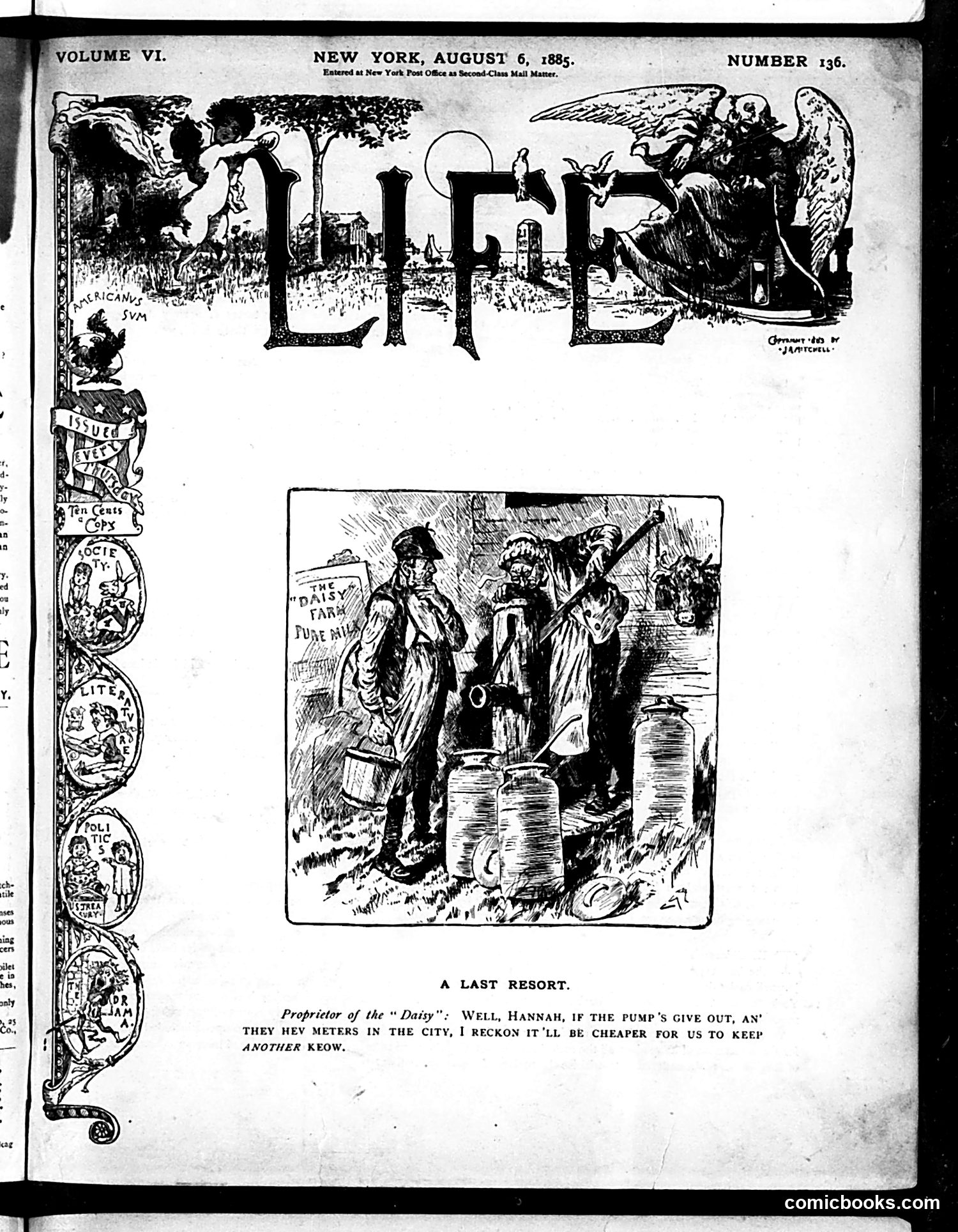 Life — August 6, 1885