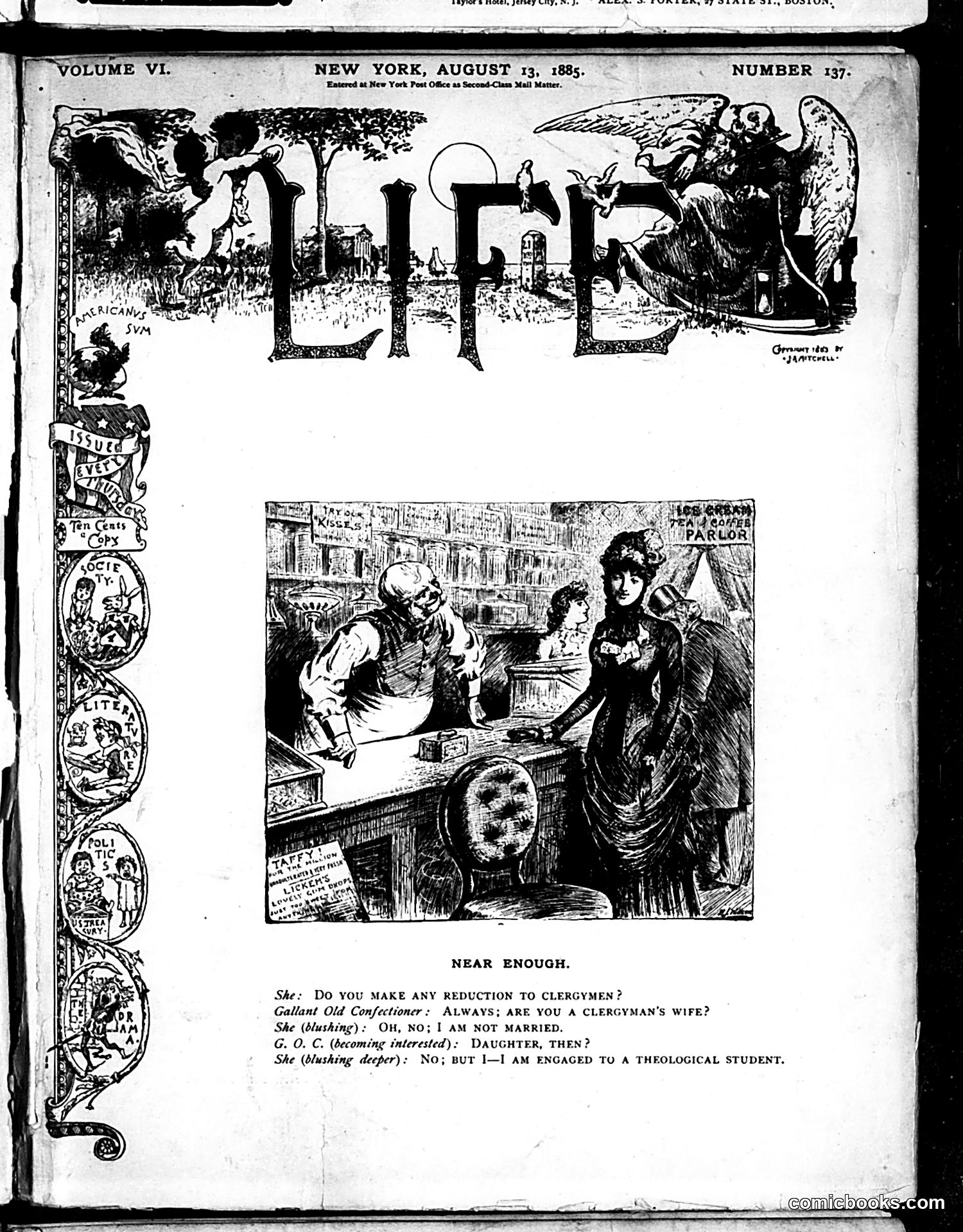 Life — August 13, 1885