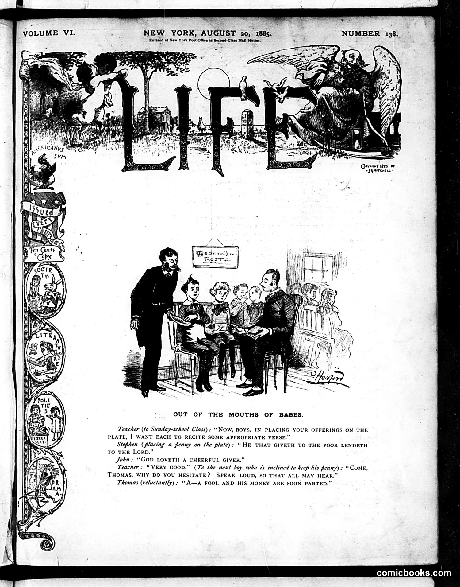 Life — August 20, 1885