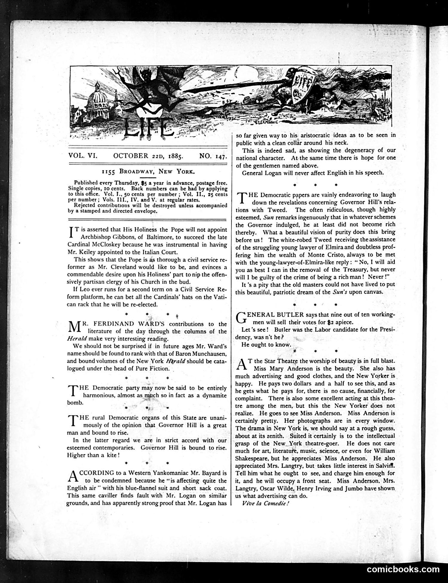 Life — October 22, 1885 — page 2 of 16