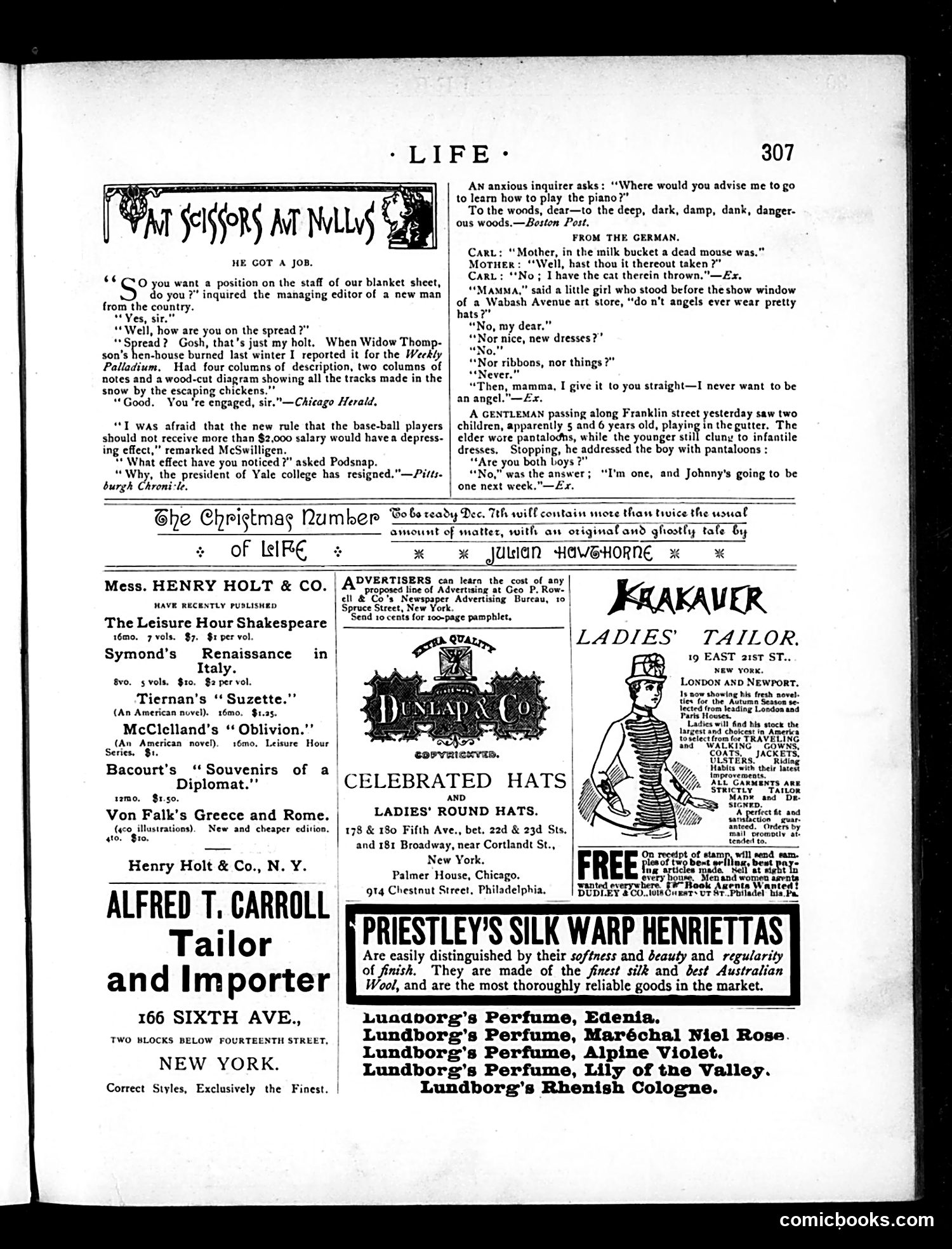 Life — November 26, 1885 — page 13 of 16