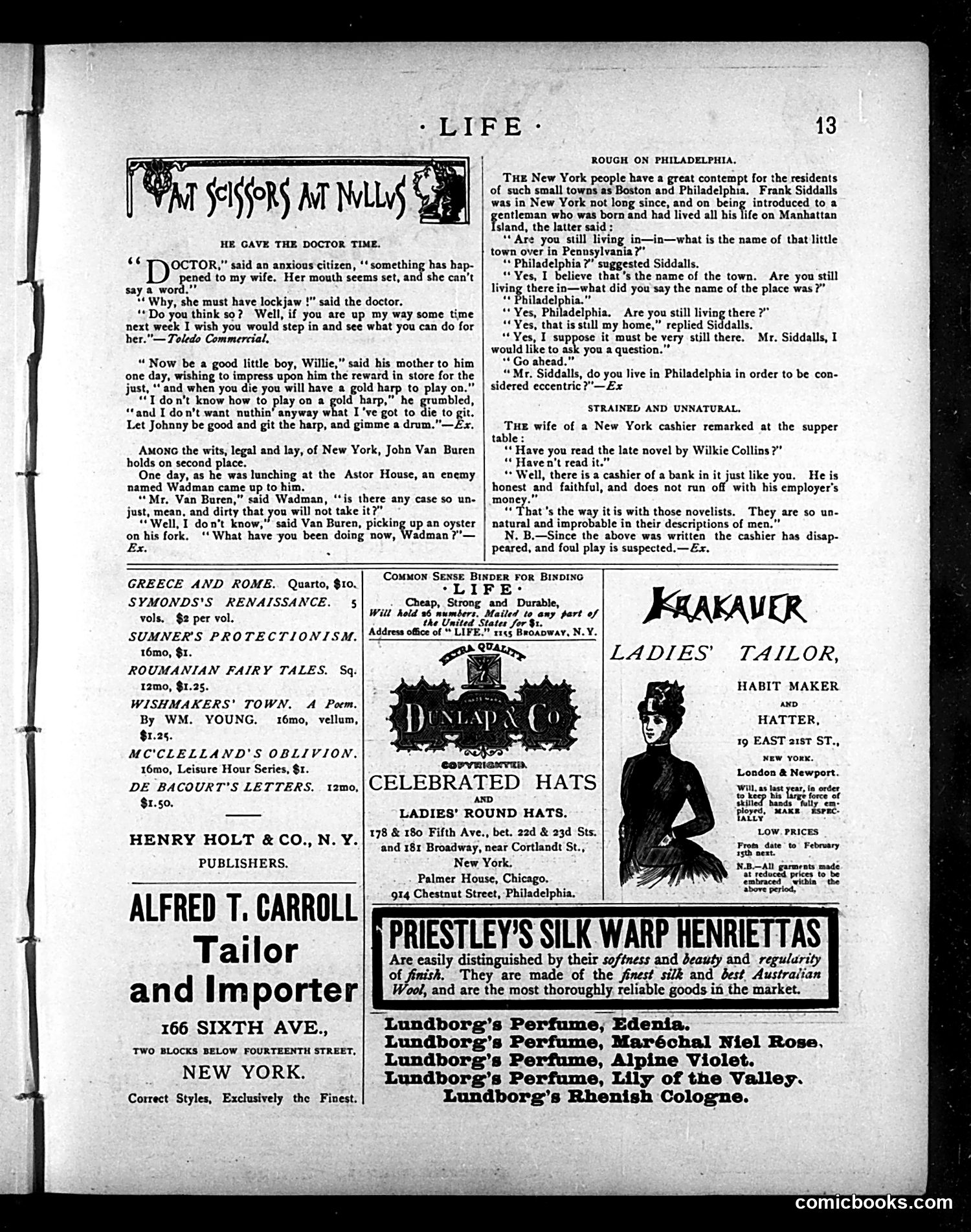 Life — January 1, 1886 — page 13 of 16