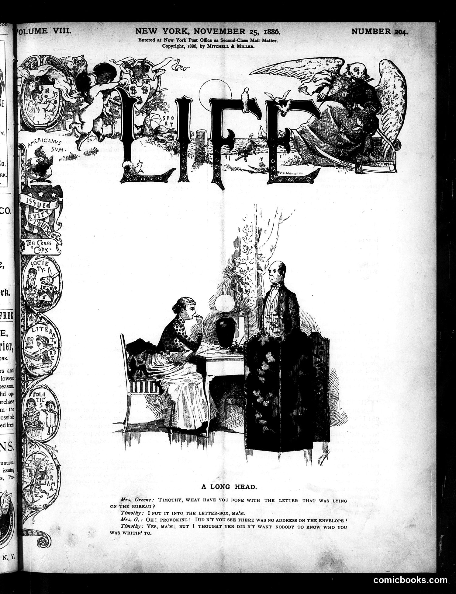 Life — November 25, 1886