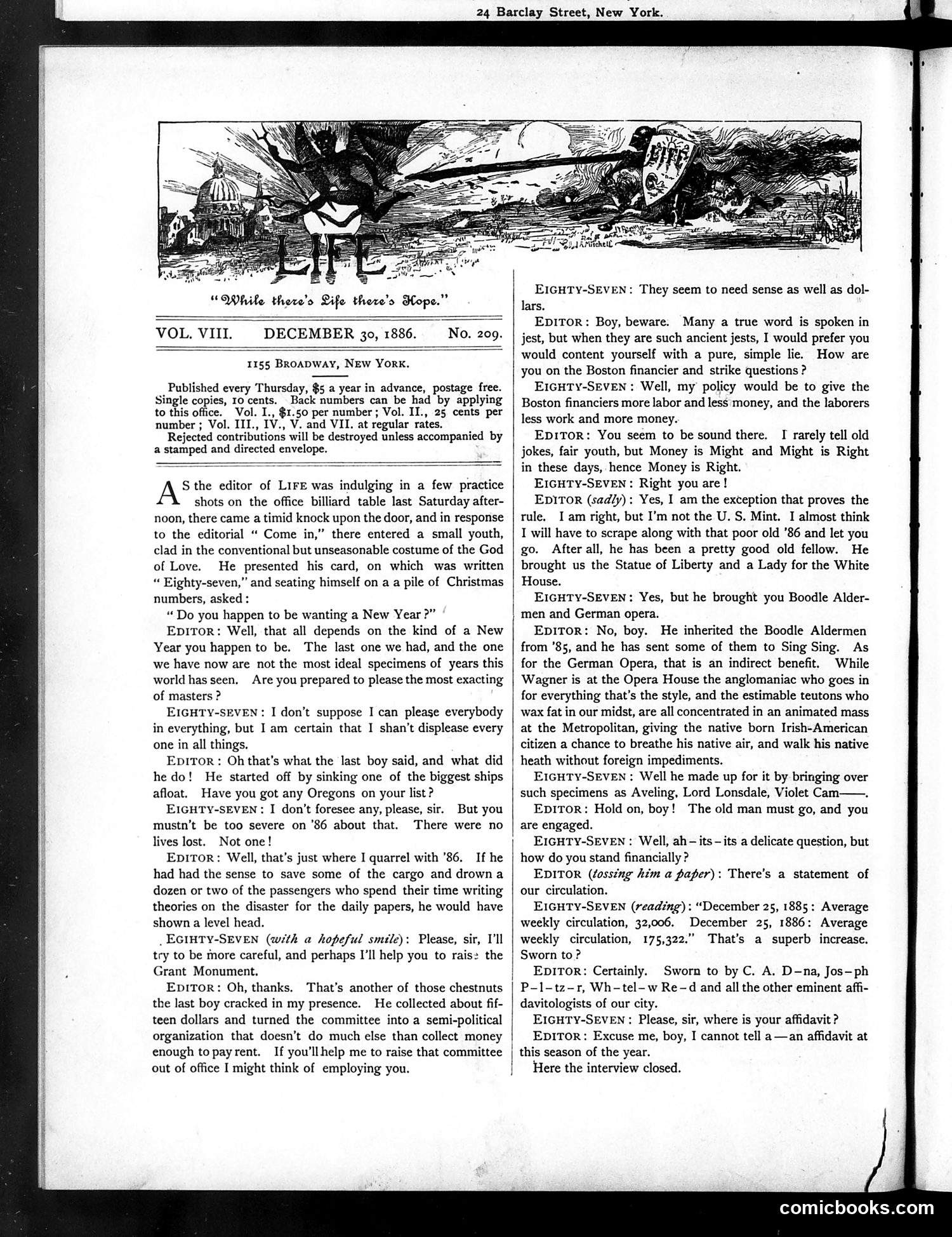 Life — December 30, 1886 — page 2 of 19