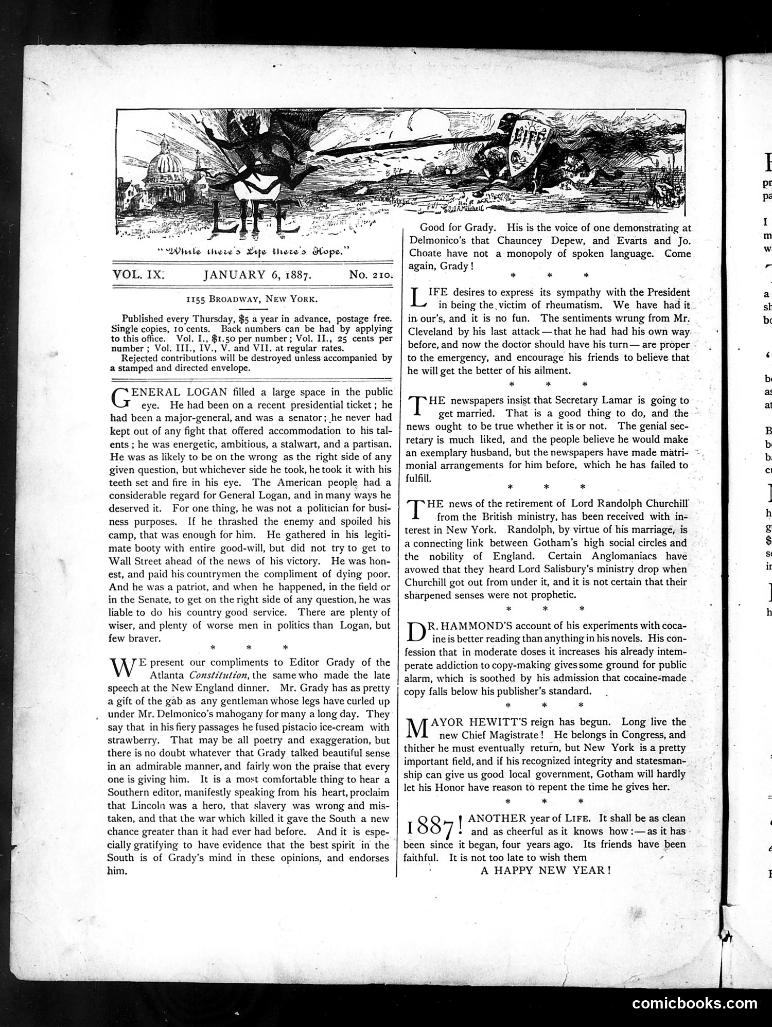 Life — January 6, 1887 — page 2 of 16