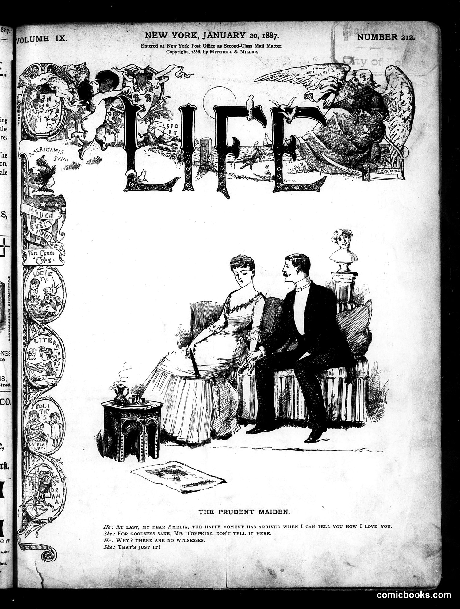 Life — January 20, 1887