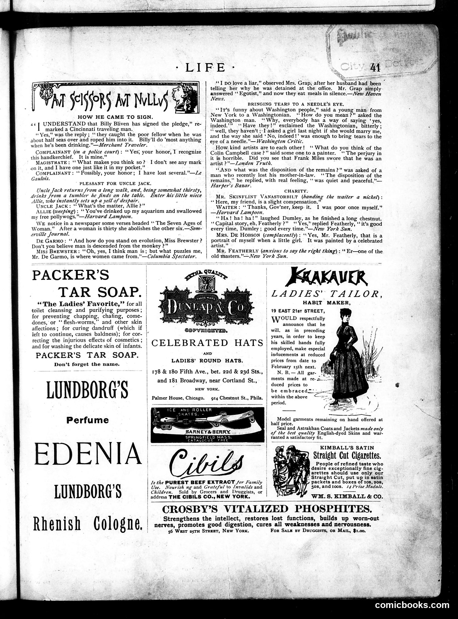 Life — January 20, 1887 — page 13 of 16