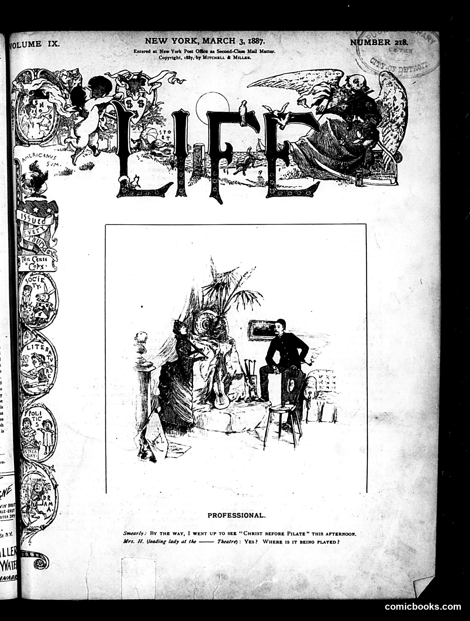 Life — March 3, 1887
