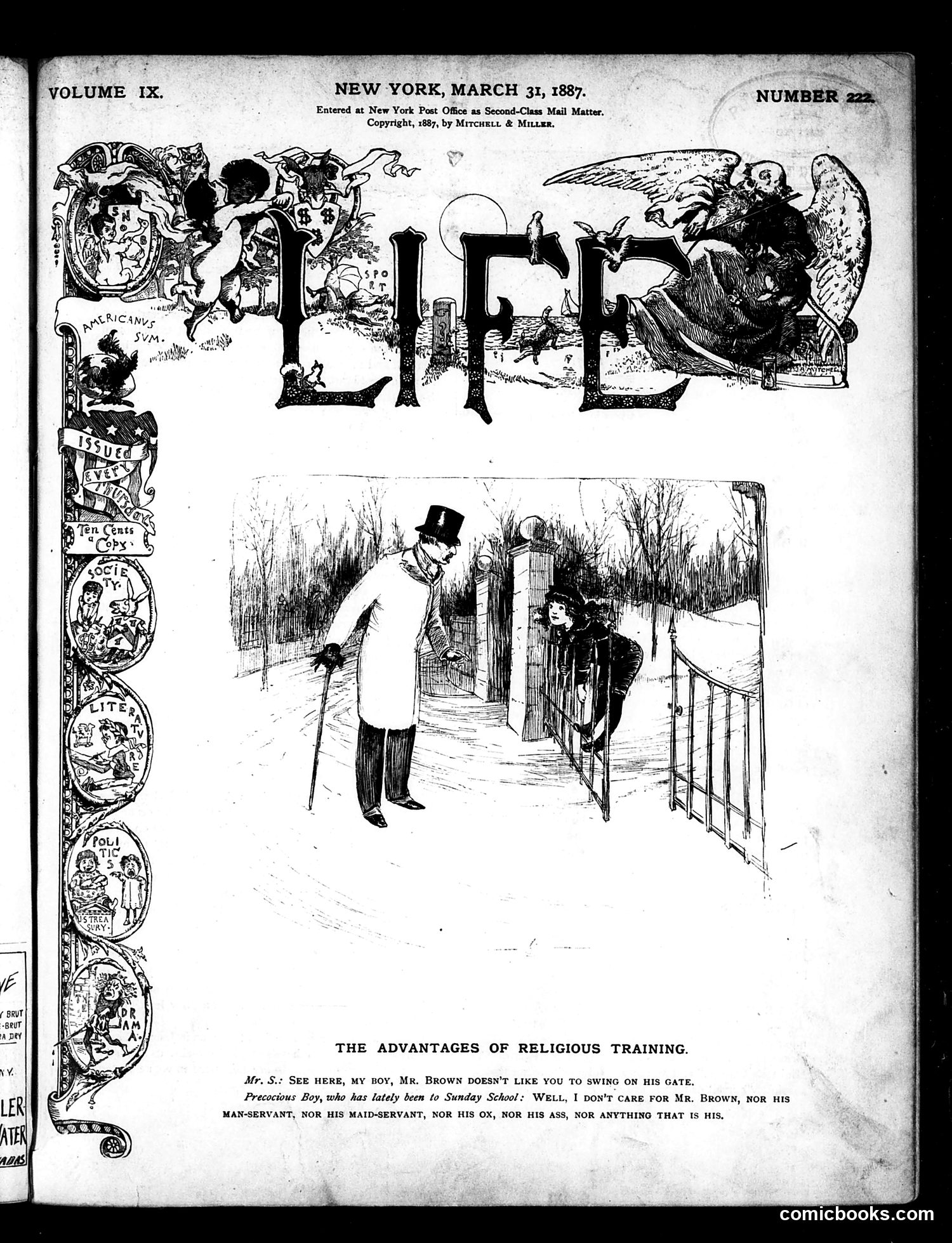 Life — March 31, 1887