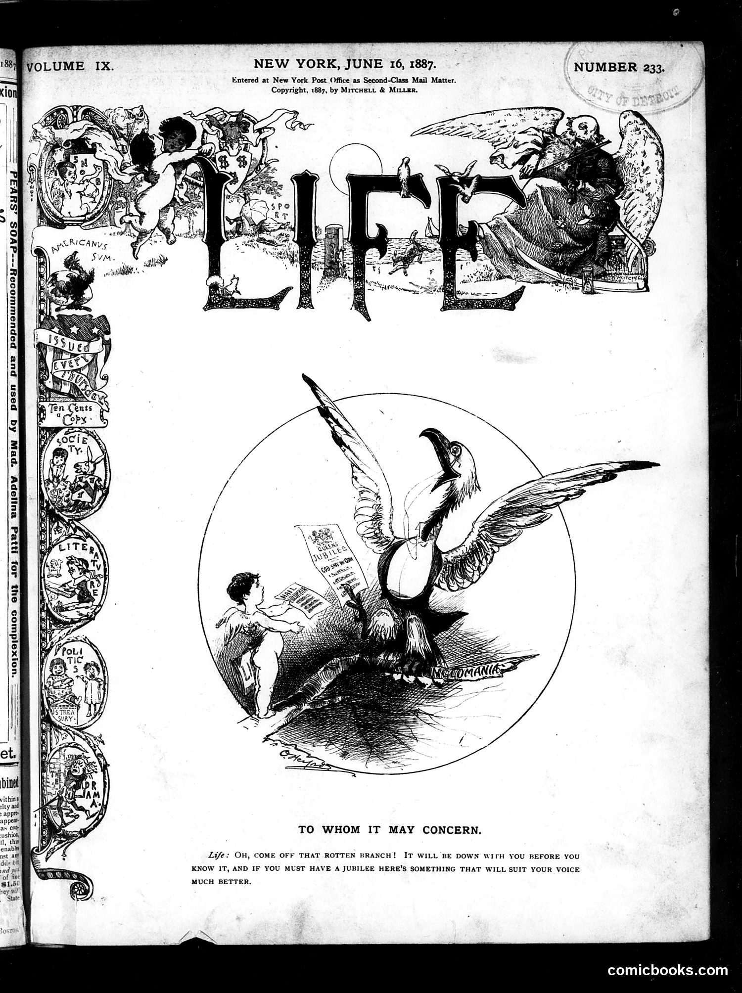 Life — June 16, 1887