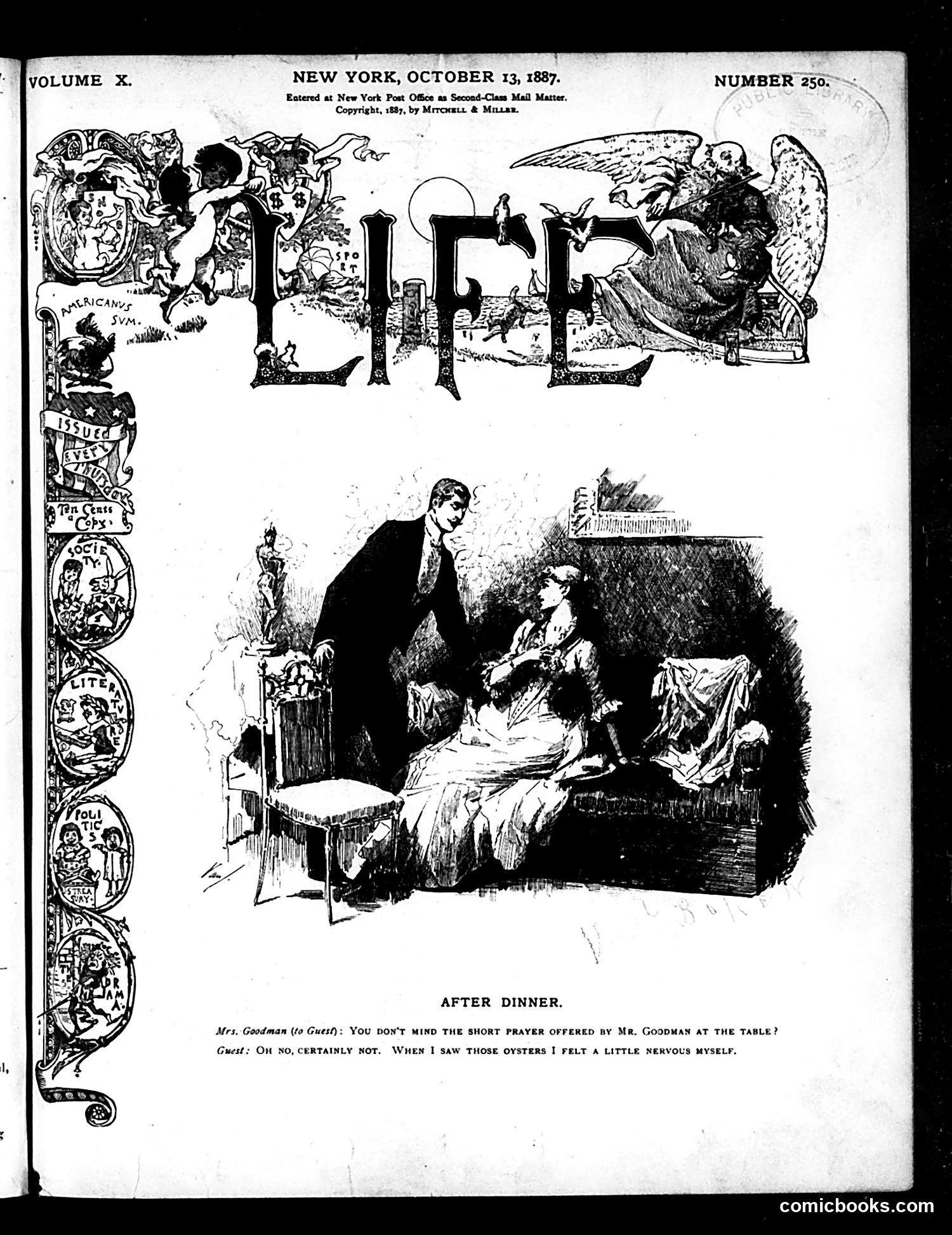 Life — October 13, 1887