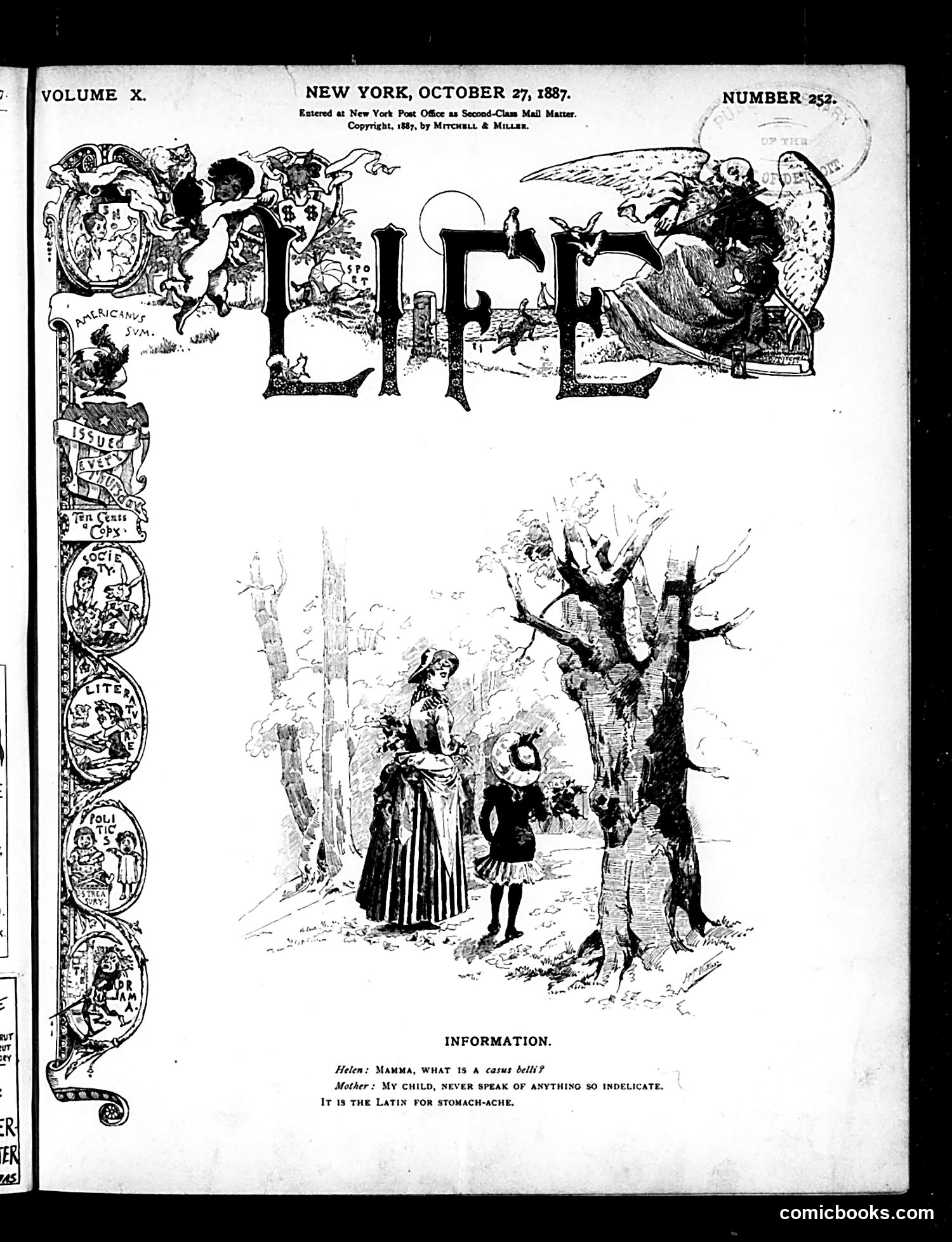 Life — October 27, 1887