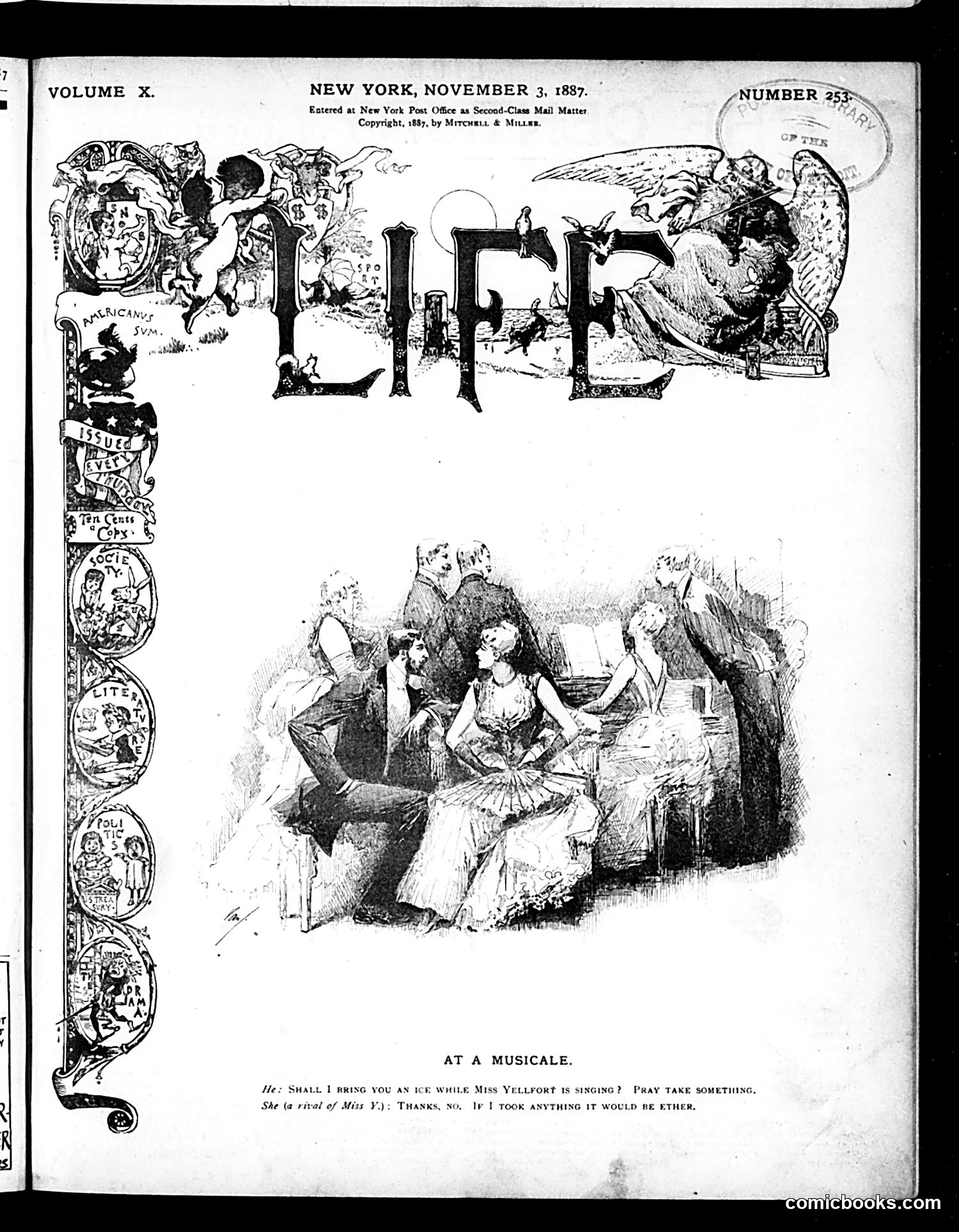 Life — November 3, 1887
