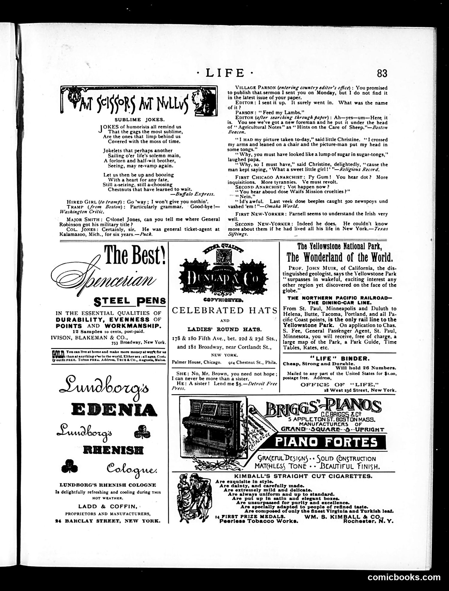 Life — August 9, 1888 — page 13 of 14