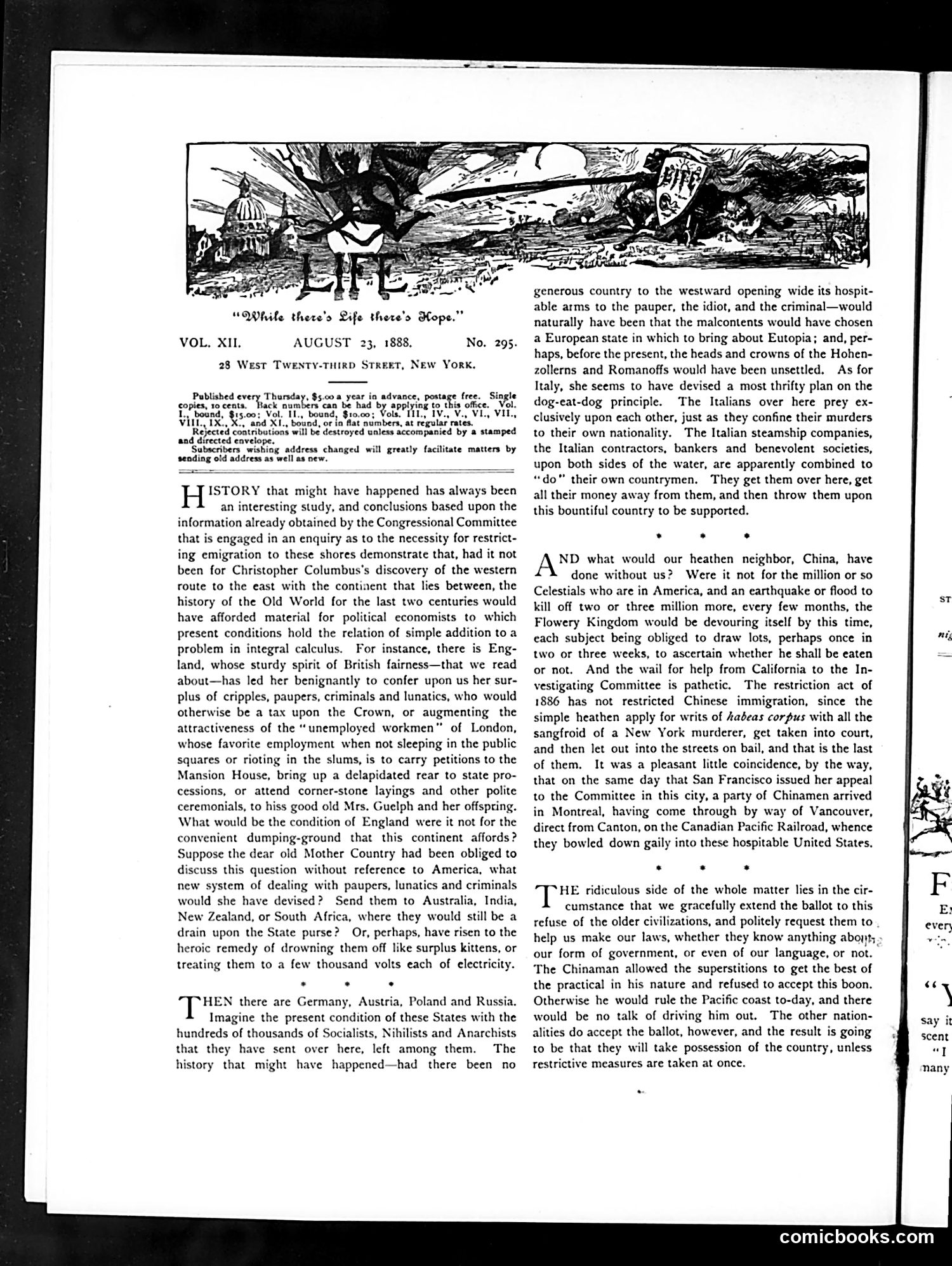 Life — August 23, 1888 — page 2 of 14