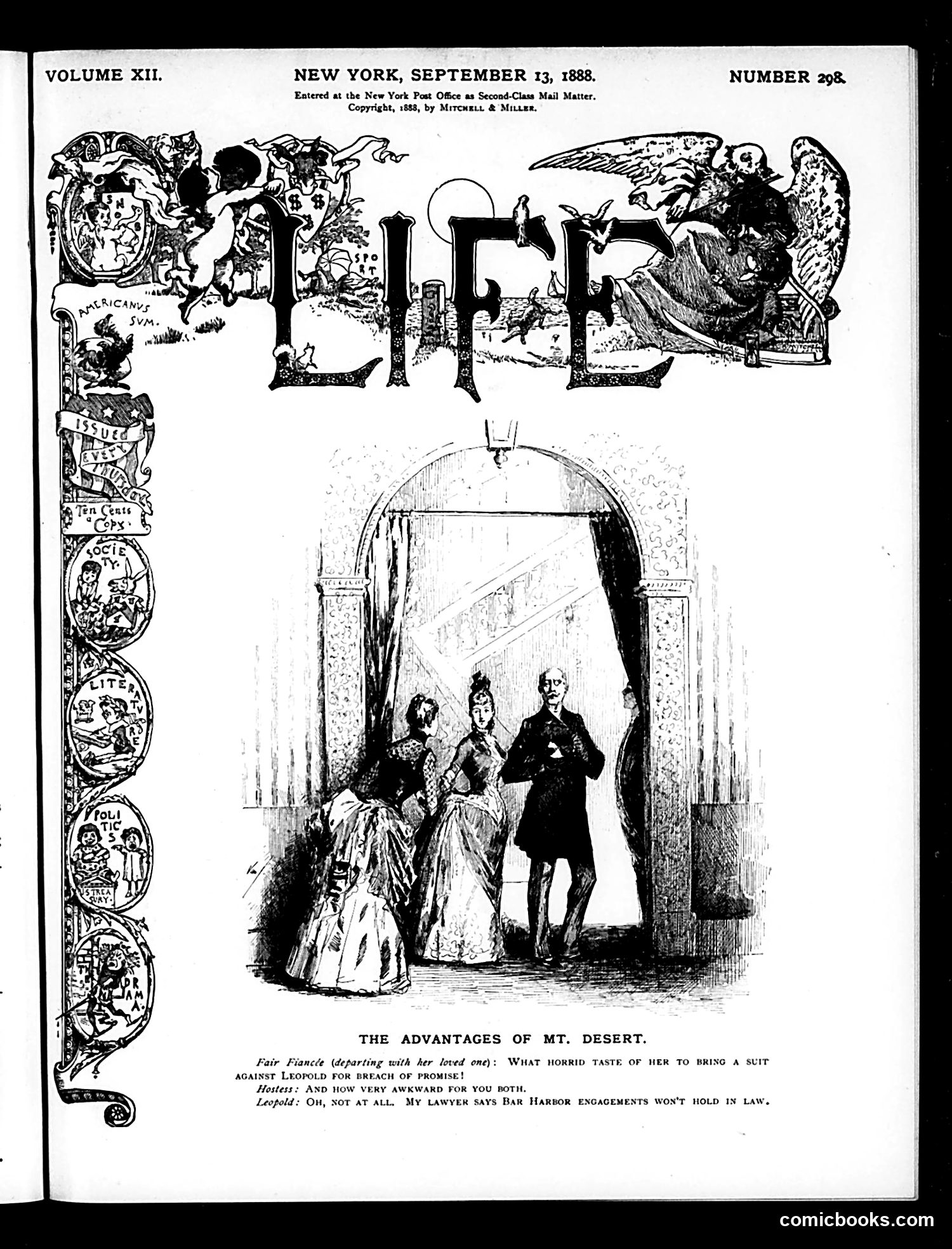 Life — September 13, 1888