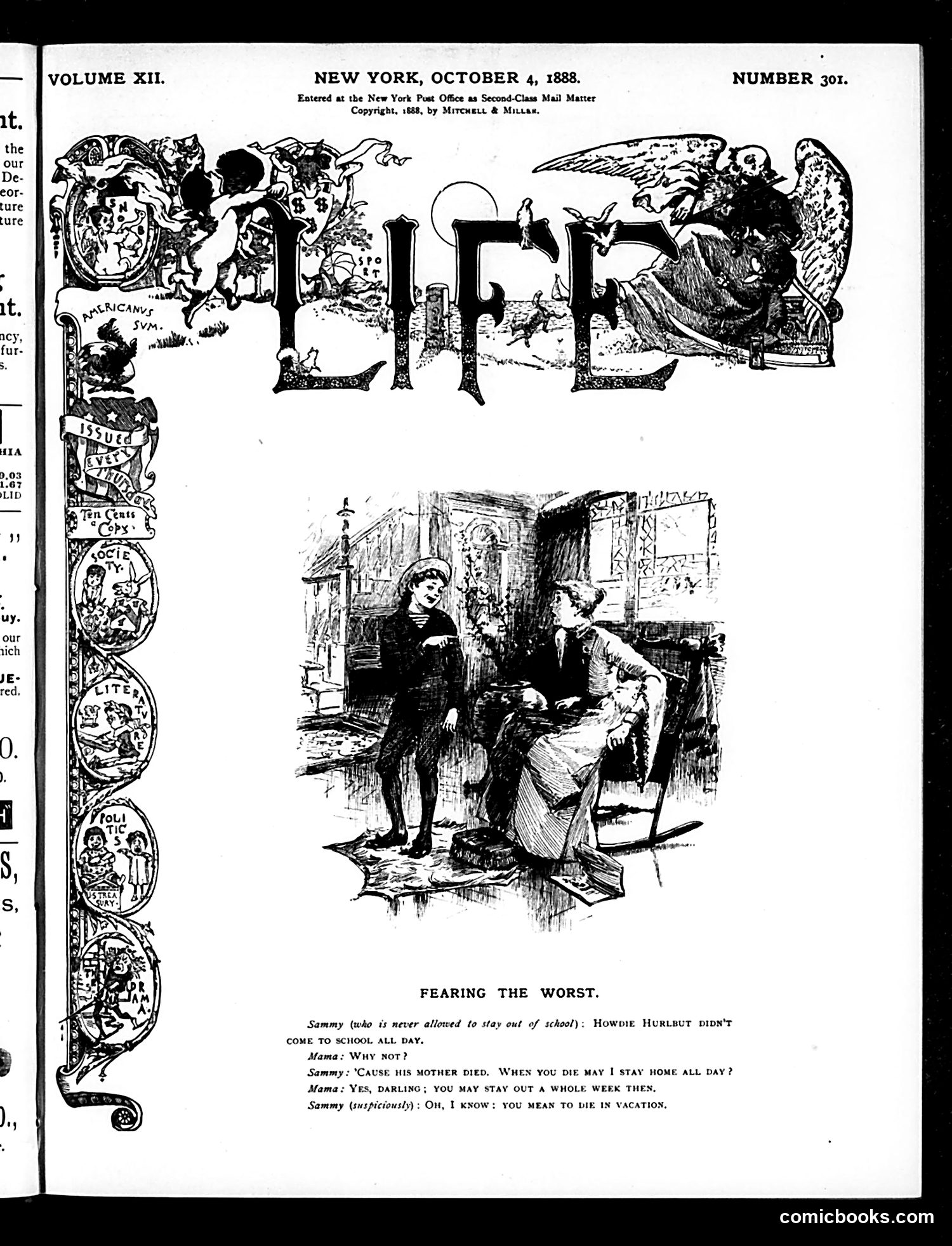 Life — October 4, 1888