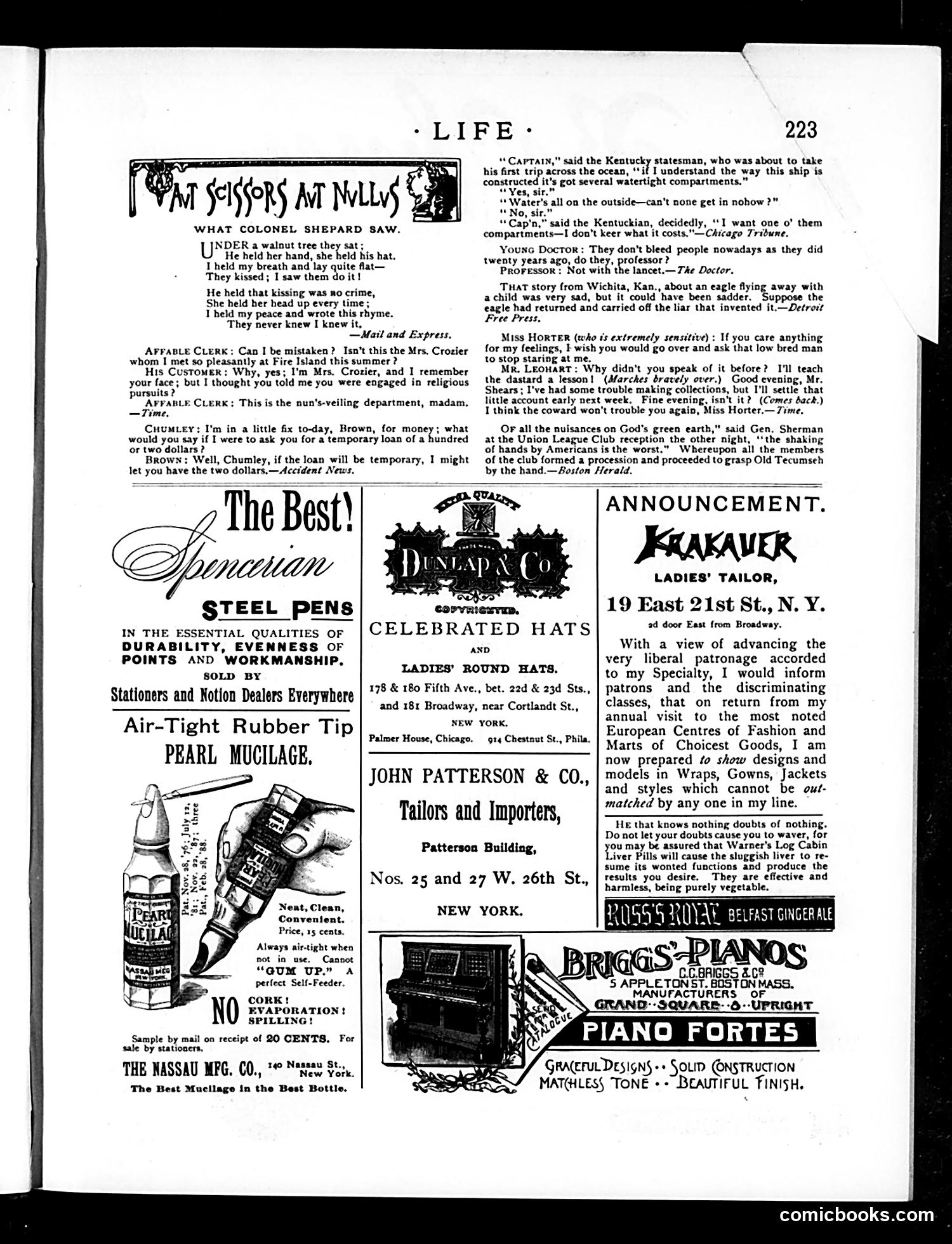 Life — October 18, 1888 — page 13 of 14