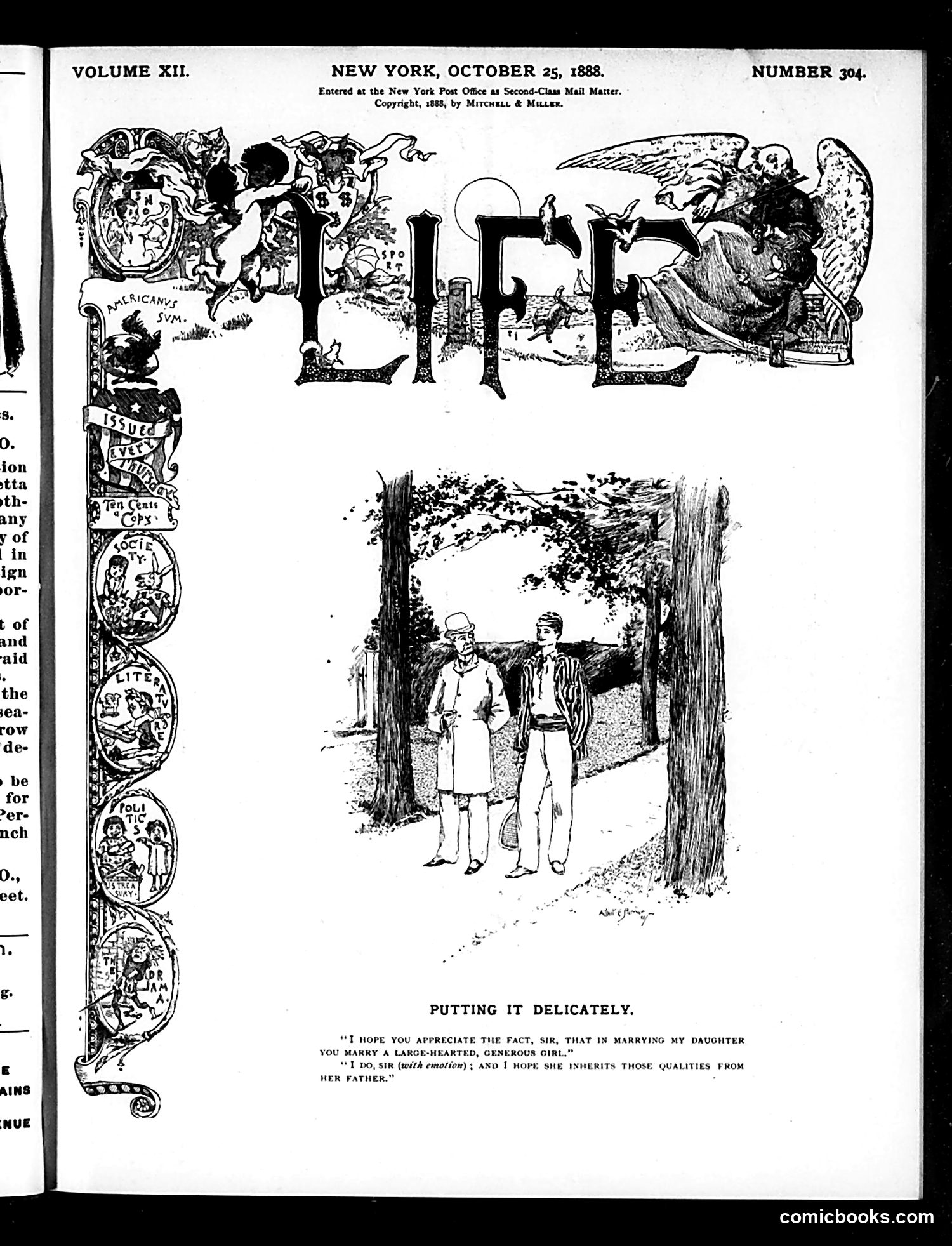 Life — October 25, 1888
