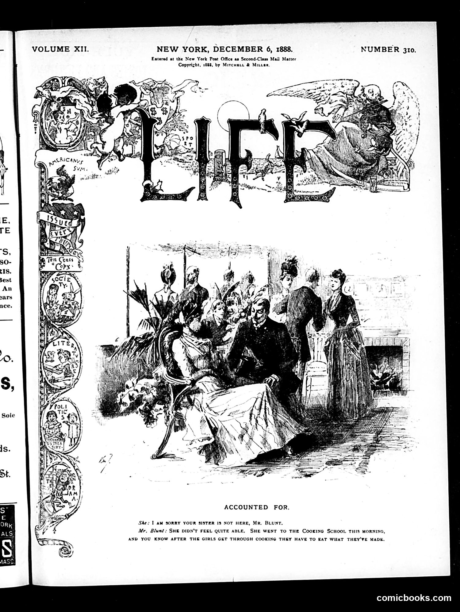 Life — December 6, 1888