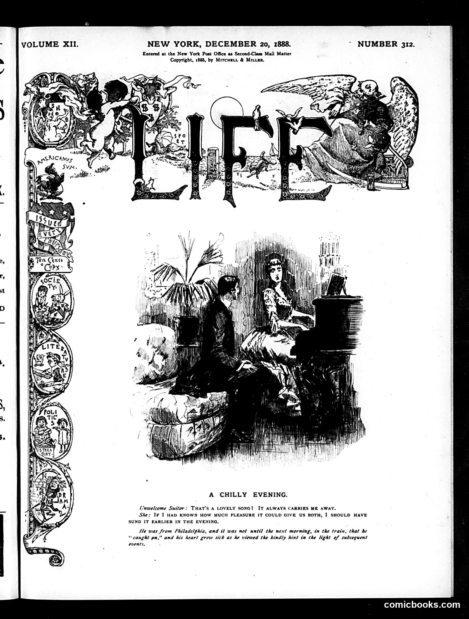 Life — December 20, 1888