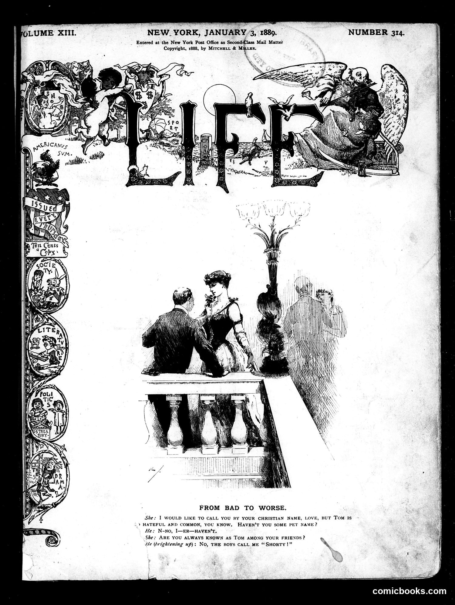 Life — January 3, 1889