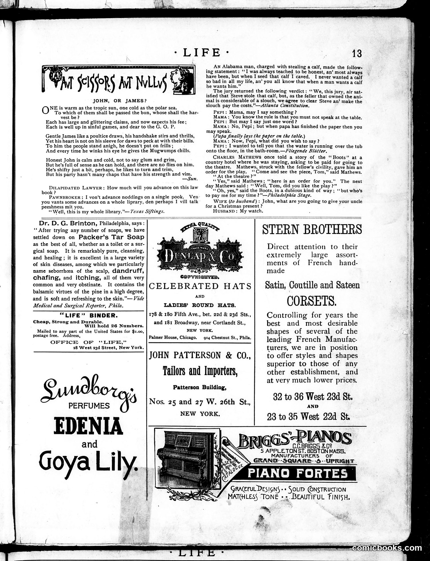 Life — January 3, 1889 — page 13 of 16