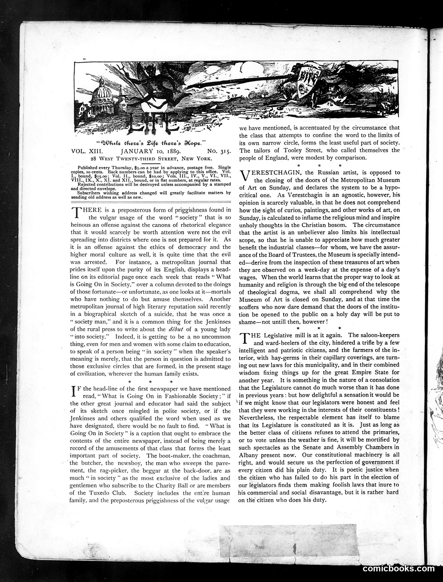Life — January 10, 1889 — page 2 of 16