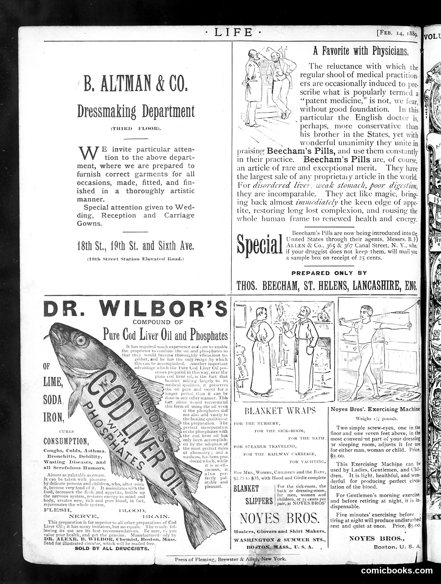 Life — February 14, 1889 — page 20 of 20