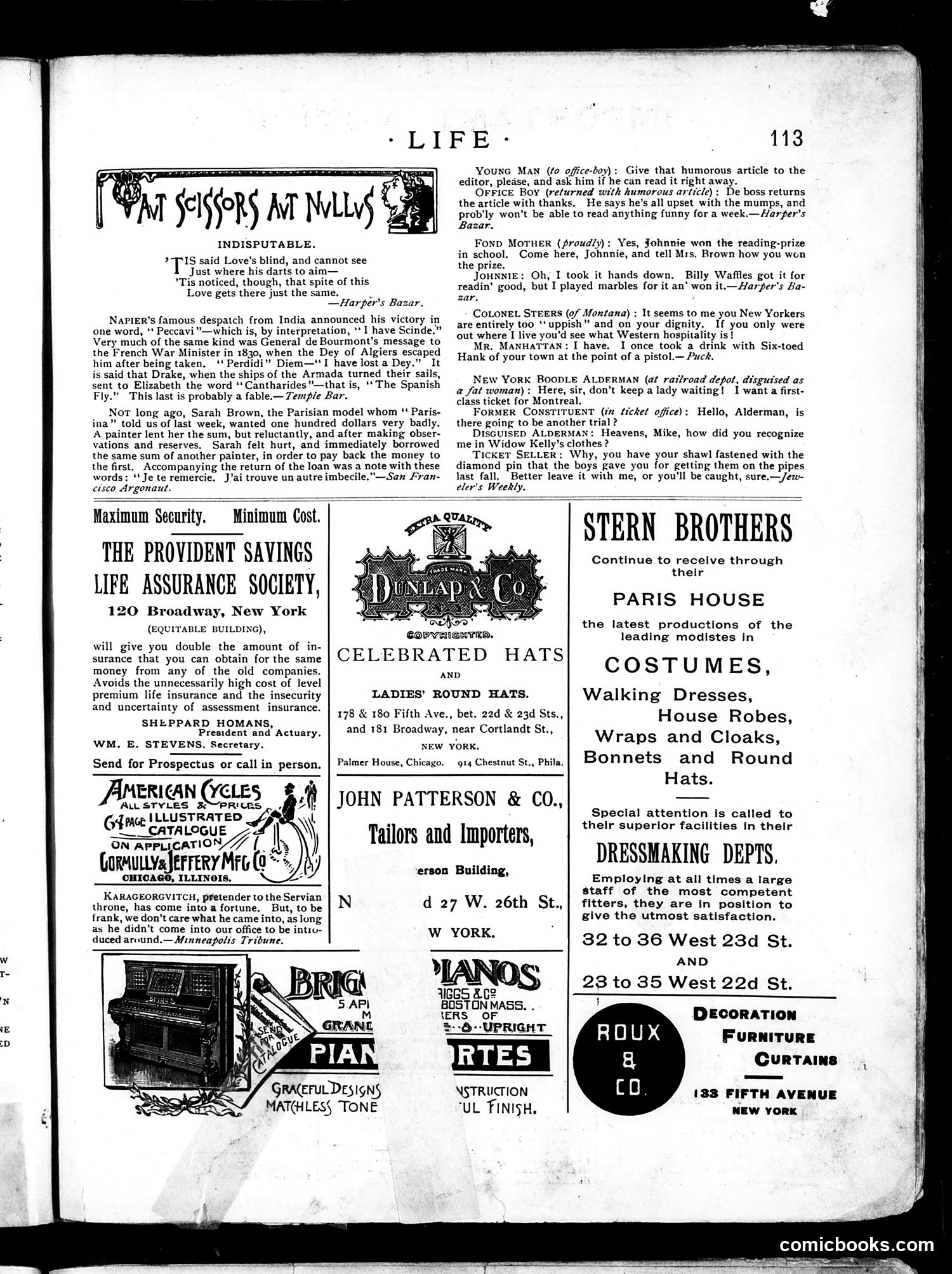 Life — February 21, 1889 — page 13 of 14