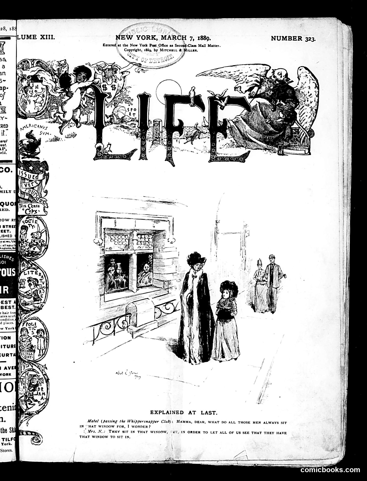 Life — March 7, 1889