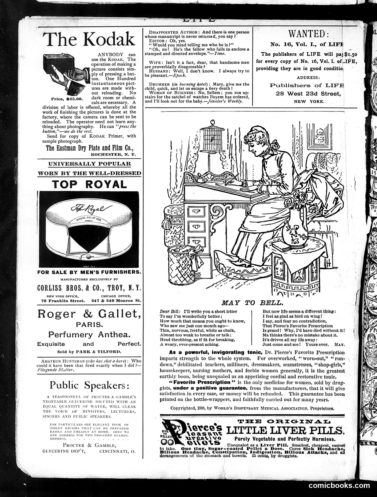 Life — March 7, 1889 — page 18 of 18